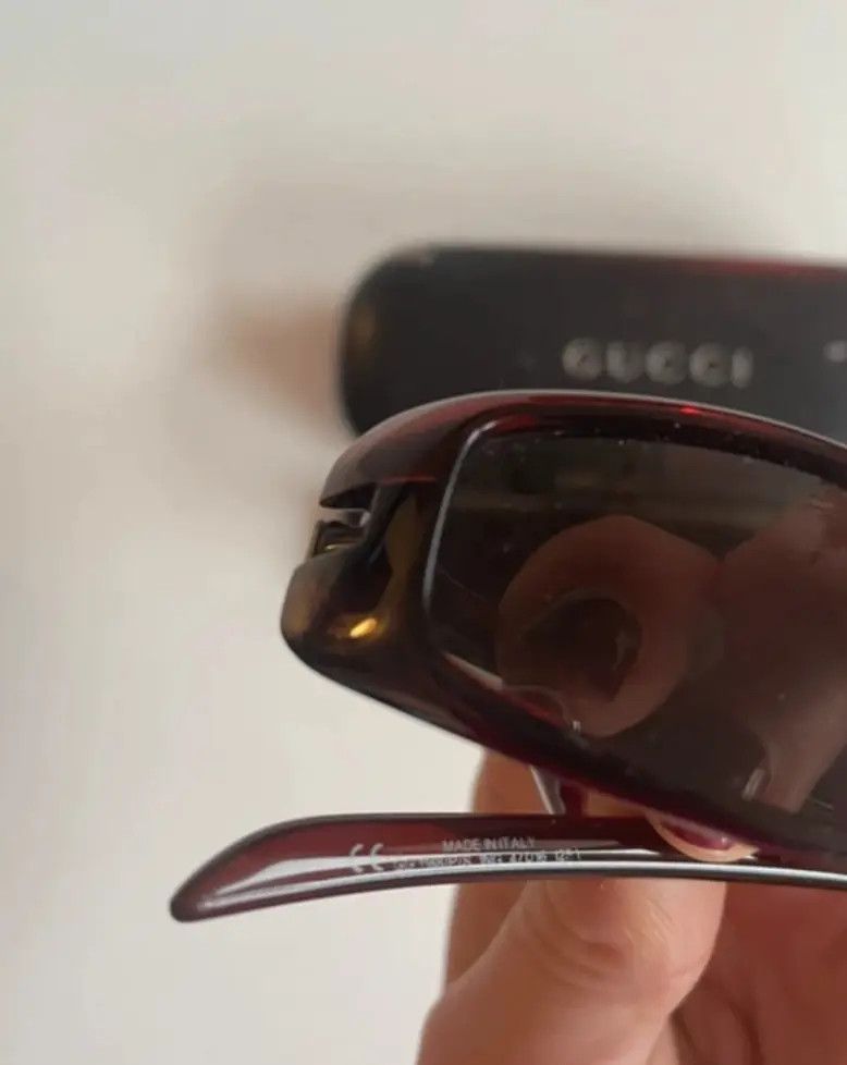 Gucci × Tom Ford × Vintage GUCCI Sunglasses Shield Rimless Wrap Ski Mask Tom Ford Era Size ONE SIZE - 4 Thumbnail
