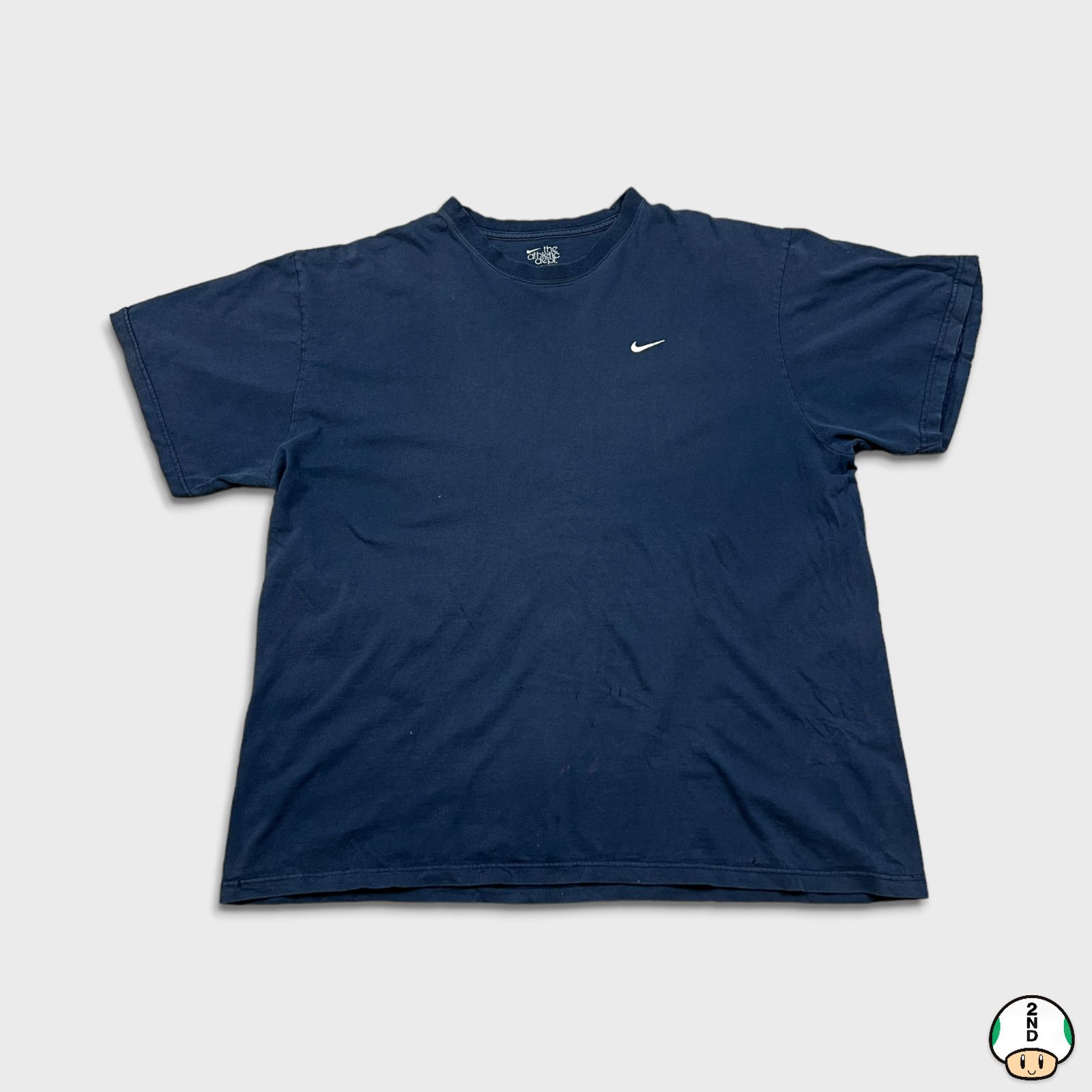 Nike × Vintage Nike Sportswear T Shirt Loose Fit Swoosh Short Sleeve Tee Size US XXL / EU 58 / 5 - 1 Thumbnail