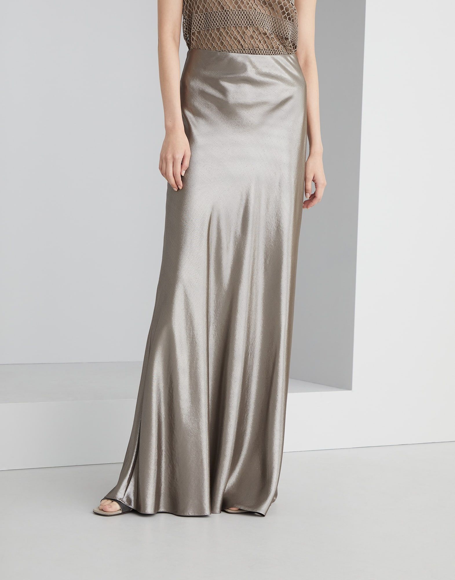 o1w1db10825 Skirt in Silver