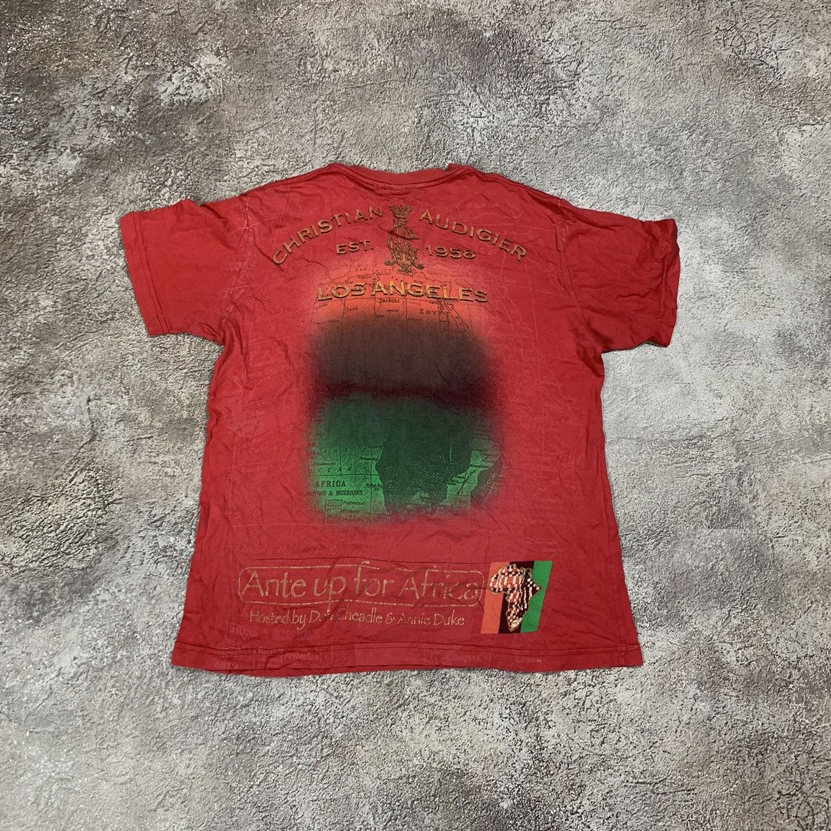 Vintage Vintage Y2K Sun Faded Graphic Tee Streetwear Art Red Baggy M Size US M / EU 48-50 / 2 - 4 Thumbnail