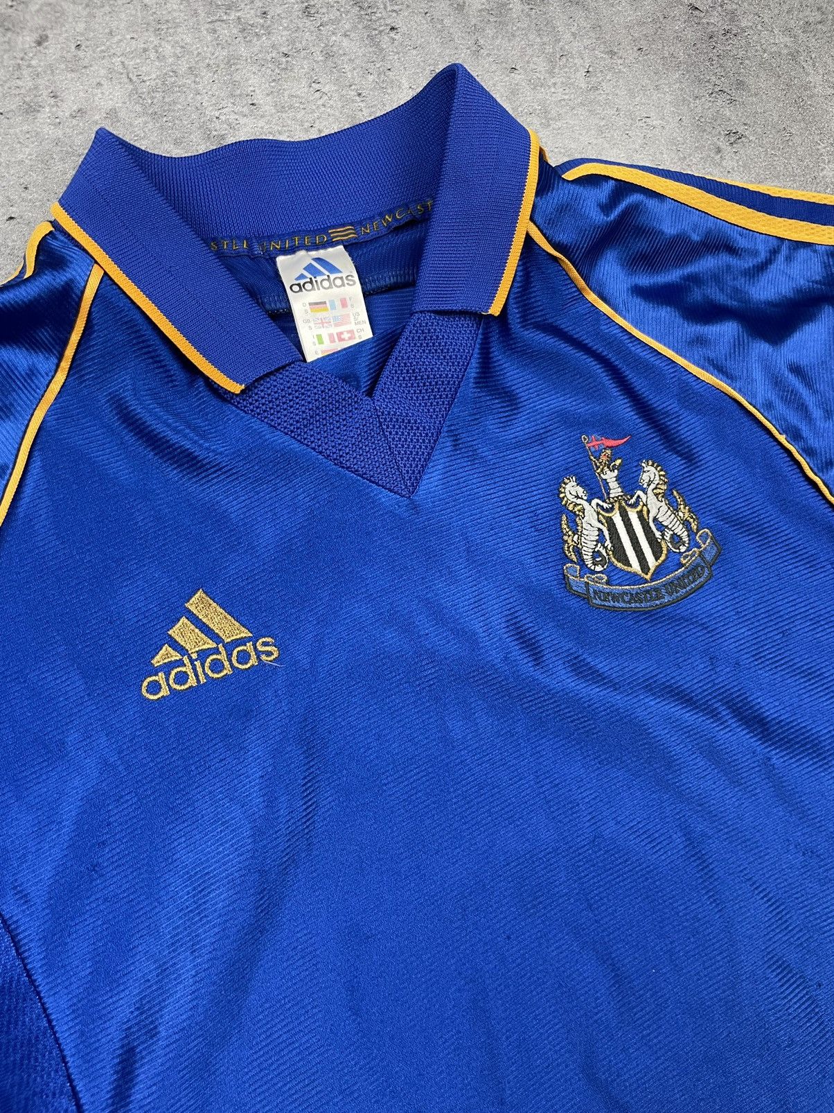 Adidas × Vintage Adidas Newcastle retro 1998 1999 jersey tee away vintage Size US S / EU 44-46 / 1 - 3 Thumbnail