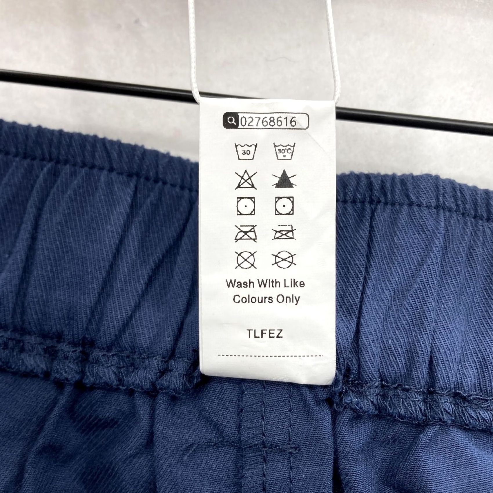 Vintage Halara Pants Womens XL Blue Jogger Elastic Waist Pockets Cuffed Ankle Pleated Size 40" / US 18 - 7 Thumbnail