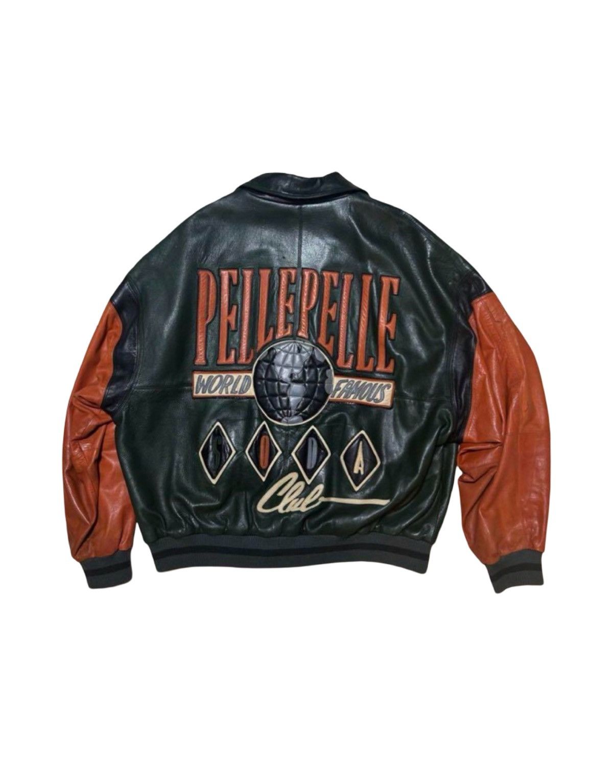 Pelle Pelle 🇺🇸 90s “World Famous” Leather Jacket