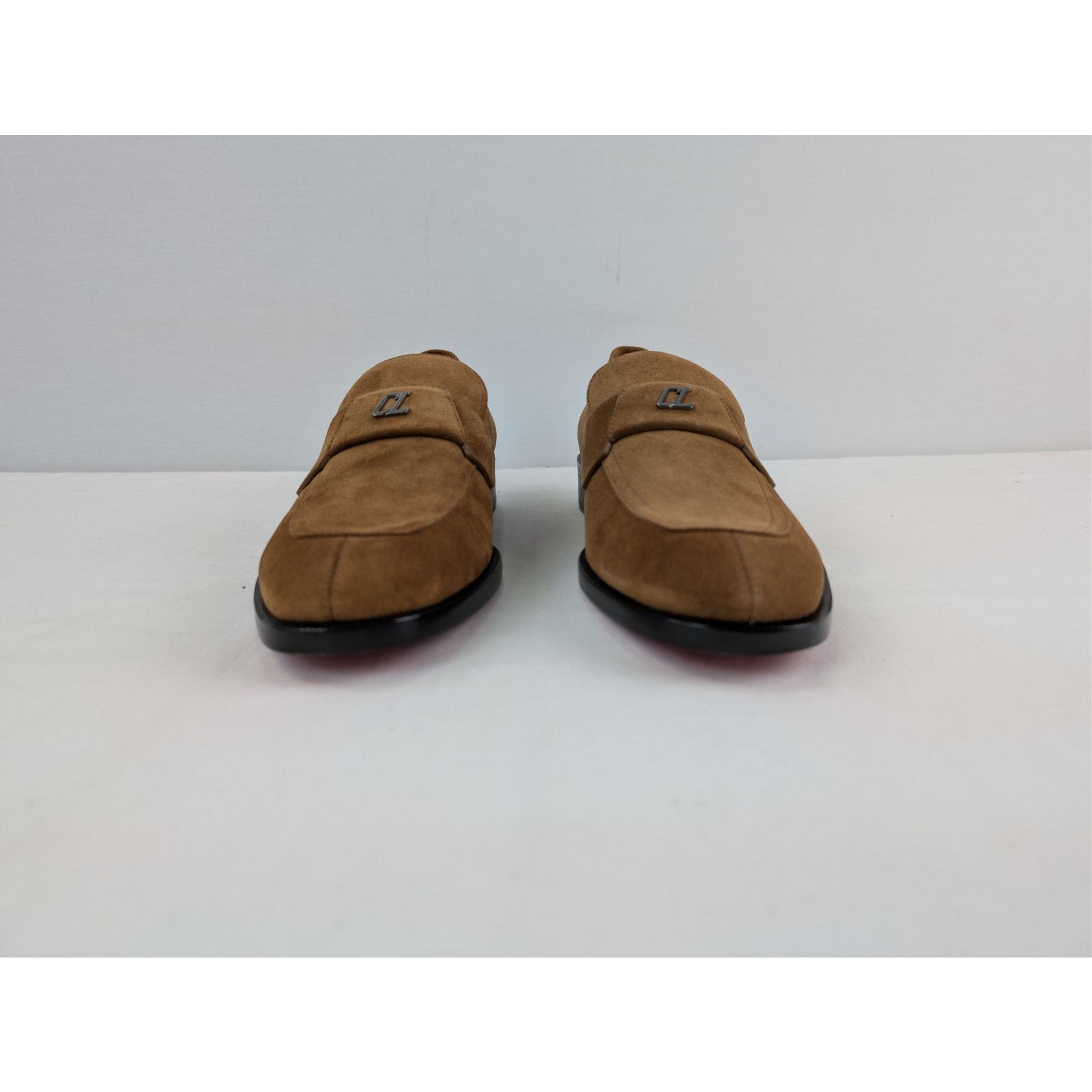 Christian Louboutin o1rshd1 Brown Suede Loafers Shoes Boots in Black Sole 46 Size US 13 / EU 46 - 7 Thumbnail