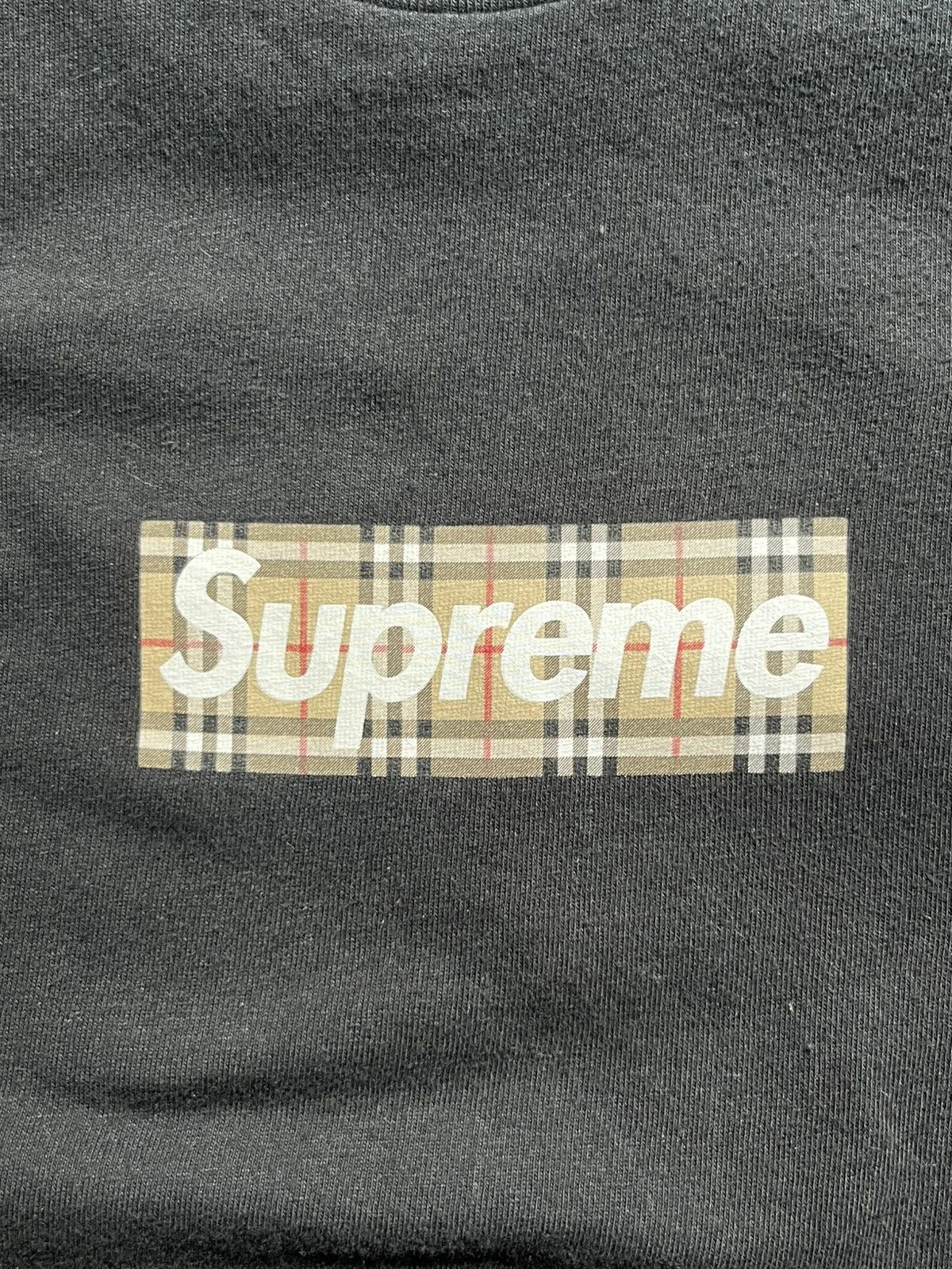 Burberry × Supreme Burberry Box logo tee Size US M / EU 48-50 / 2 - 6 Thumbnail
