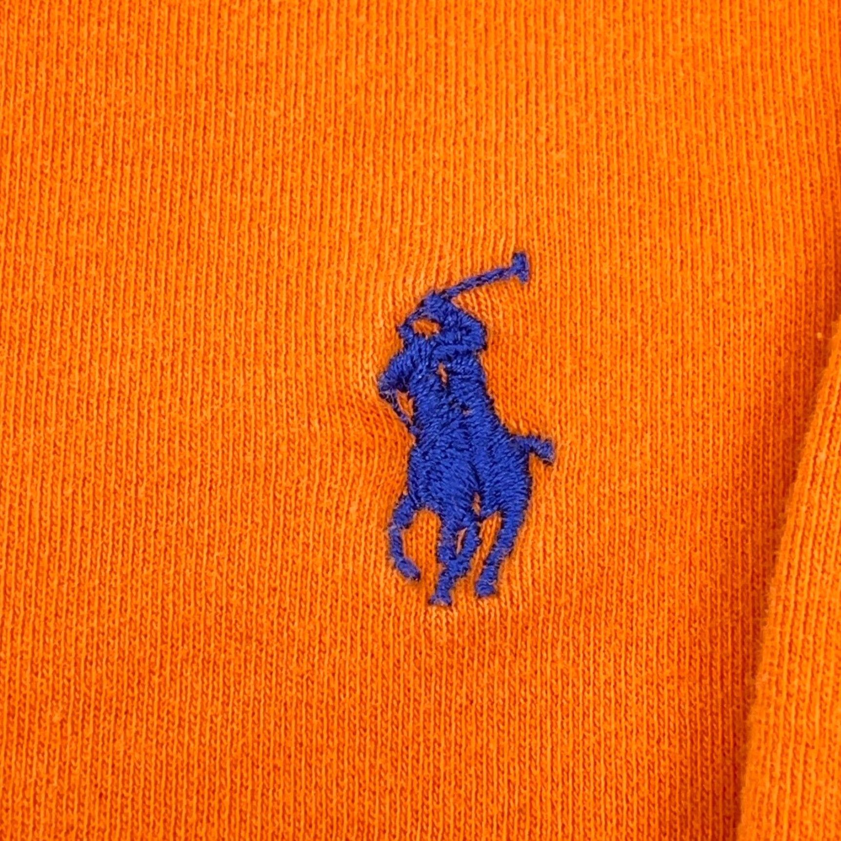 Polo Ralph Lauren VINTAGE Polo Ralph Lauren Polo Shirt Men Medium Orange Solid Logo 90s Classic Preppy Golf Pony Size US M / EU 48-50 / 2 - 3 Thumbnail