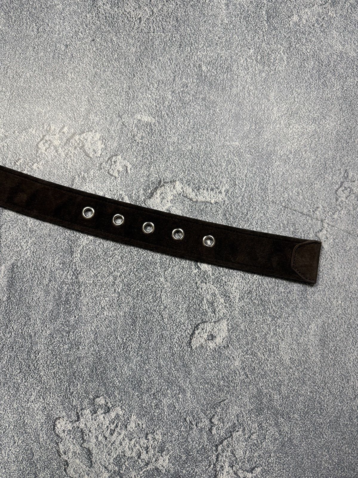 Prada Vintage prada lacquer leather belt Size ONE SIZE - 5 Thumbnail