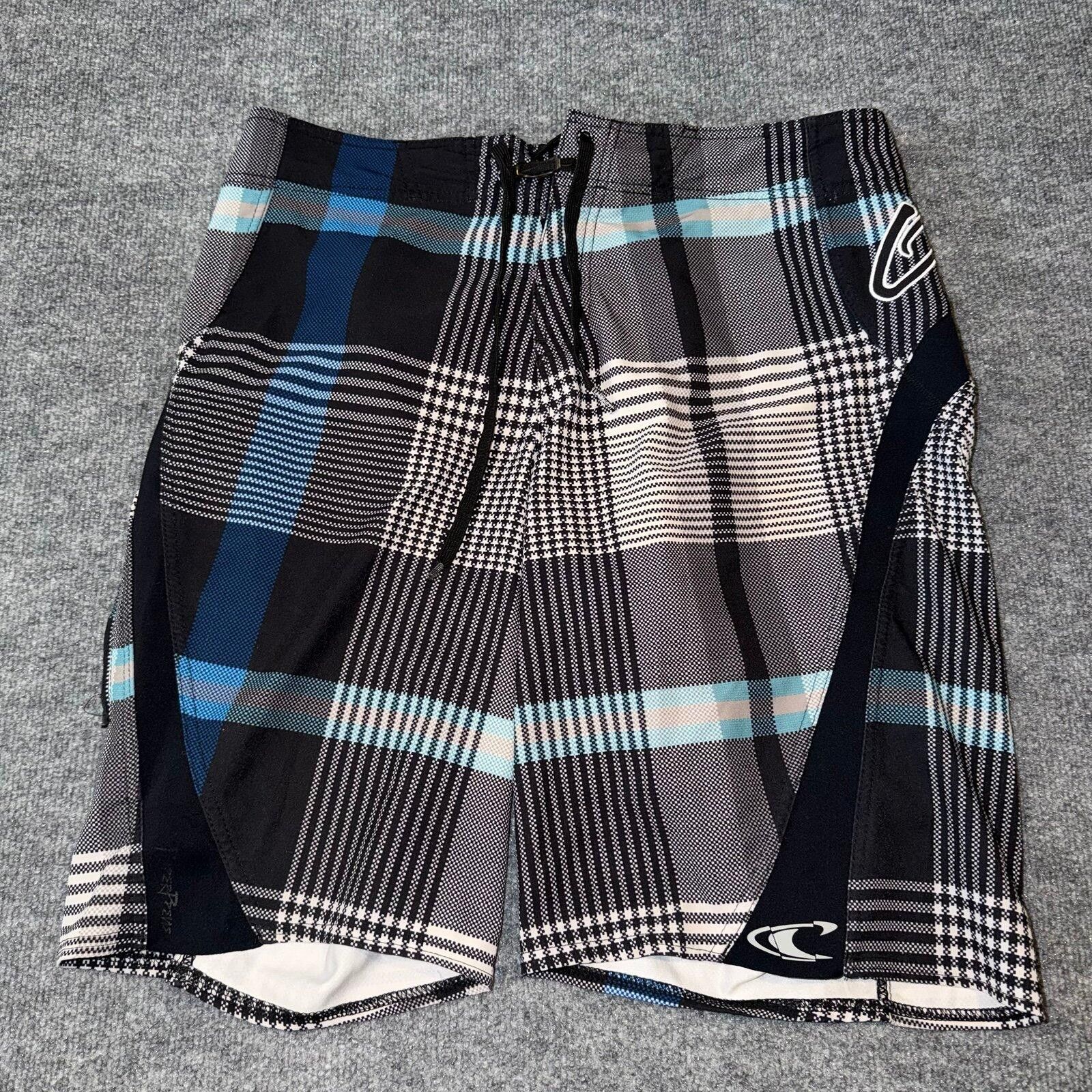 O'Neill O’Neill Superfreak Plaid Logo Board Shorts Surf Mens MD 33 Size US 32 / EU 48 - 3 Thumbnail