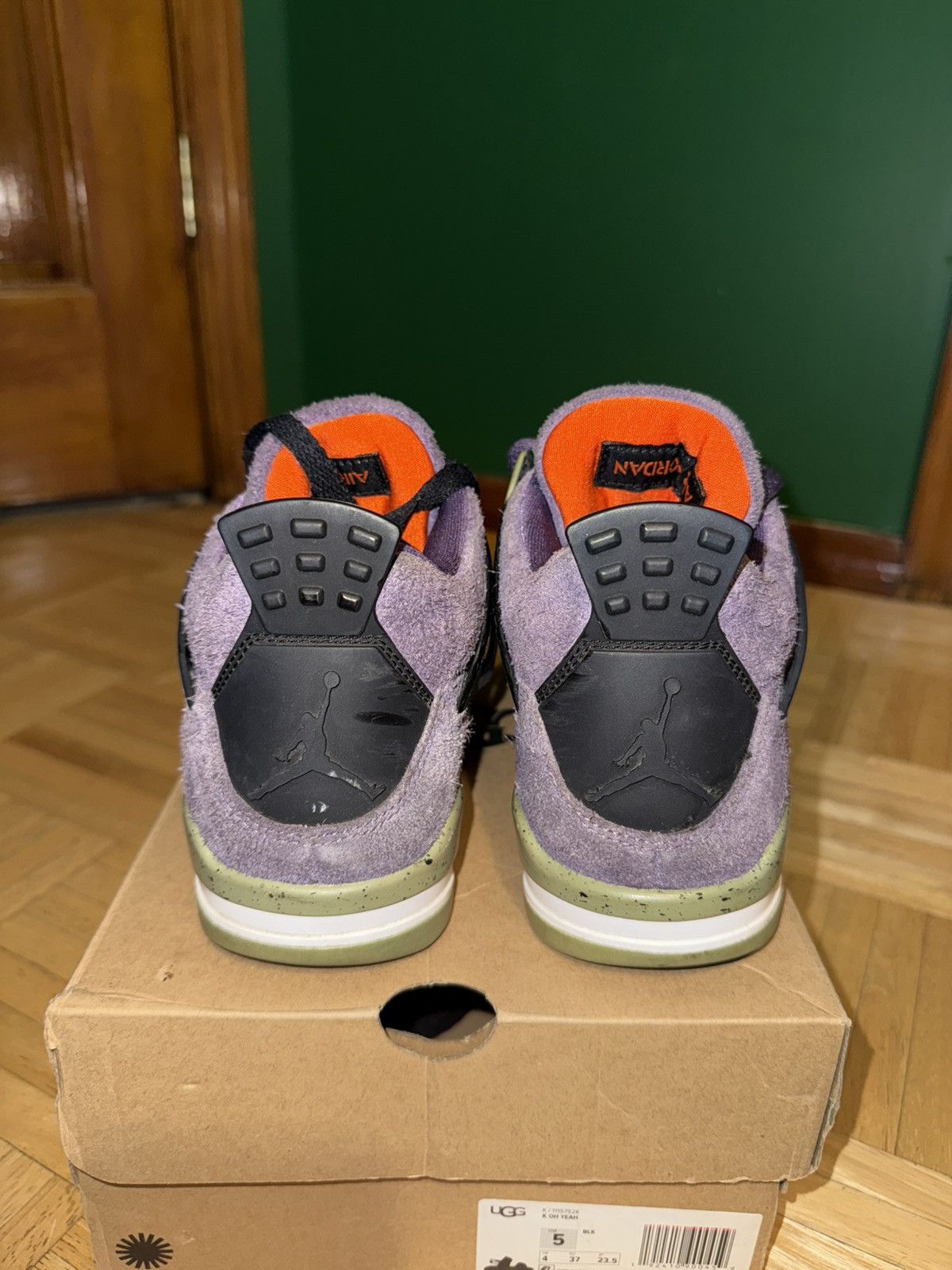 Jordan Brand Women’s Air Jordan 4 “Canyon Purple” Size US 7.5 / IT 37.5 - 5 Thumbnail