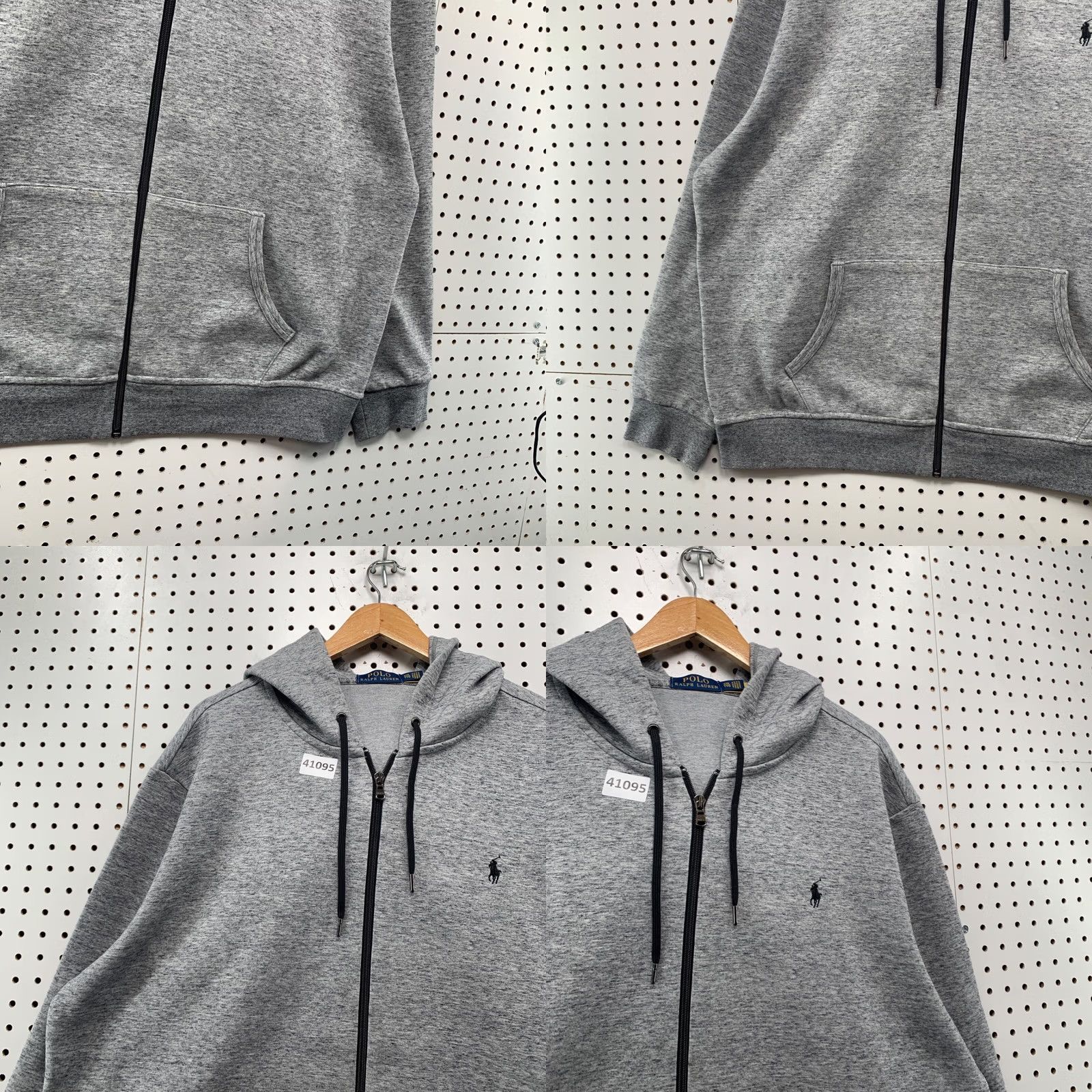 Polo Ralph Lauren Polo Ralph Lauren Performance Zip Hoodie Sweatshirt Mens 2XL Gray Pony 27x29.5 Size US XXL / EU 58 / 5 - 8 Thumbnail
