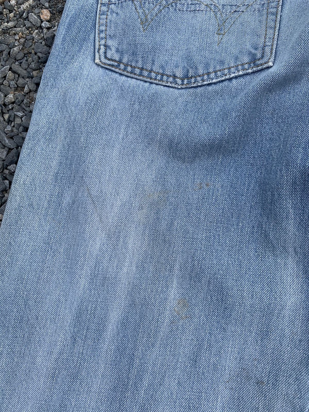 Kapital VINTAGE EDWIN 505X SELVEDGE FADED BAGGY DISTRESSED DENIM Size US 32 / EU 48 - 21 Thumbnail
