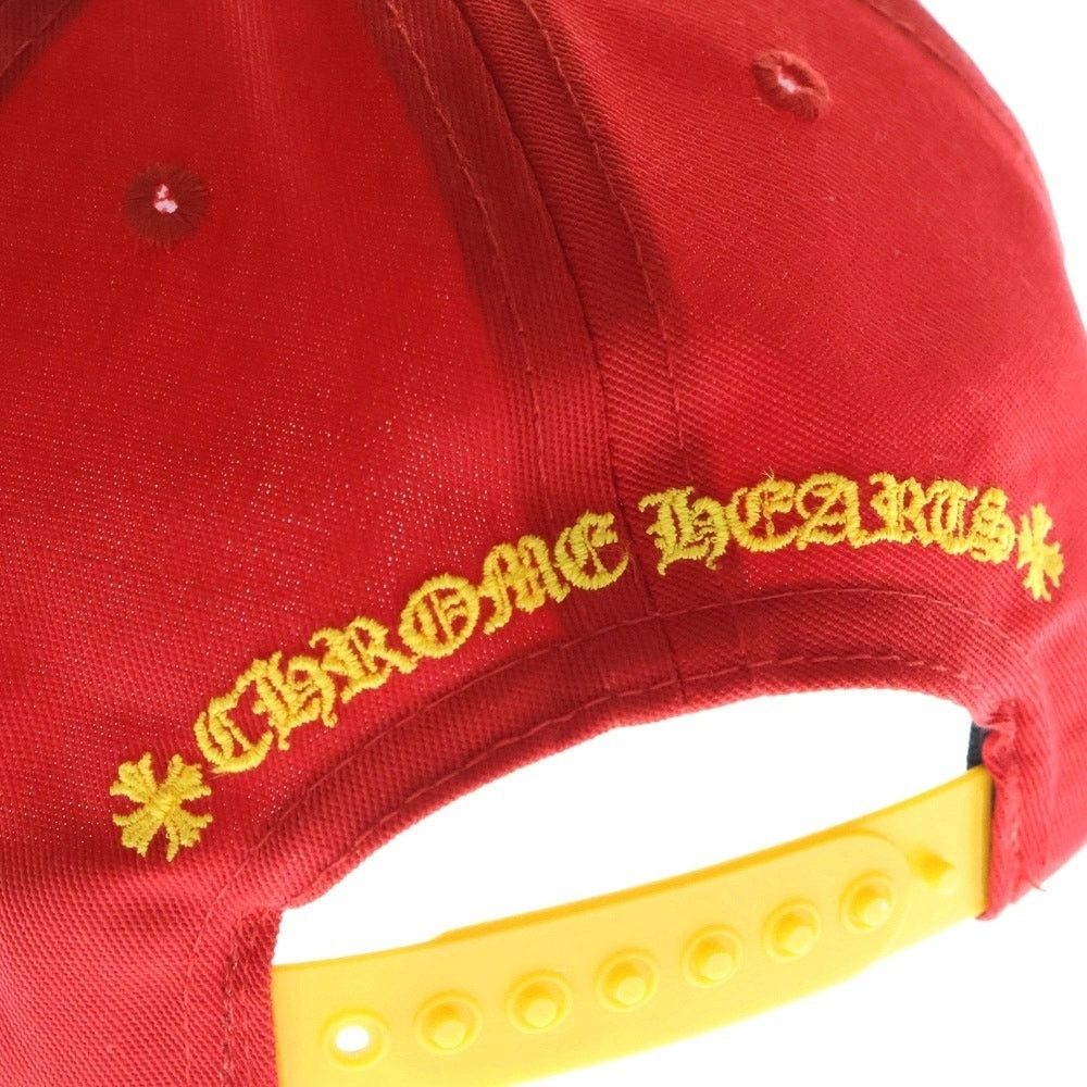 Chrome Hearts CH Baseball Trucker Cap Red Yellow