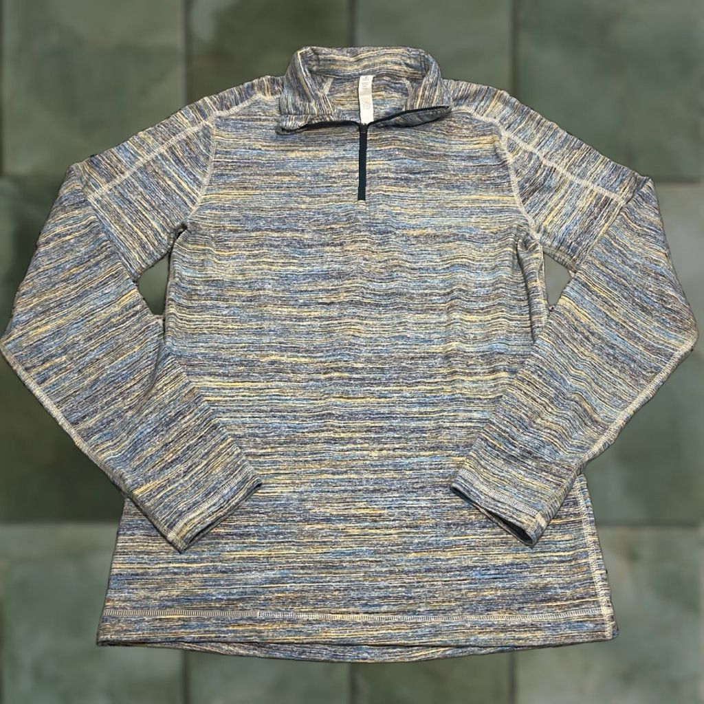 Lululemon LULULEMON Surge Pullover Shirt Mens Size S Light Heathered Space Dye 1/4 Zip Stretch Activewear Space Fusion Size US S / EU 44-46 / 1 - 1 Thumbnail