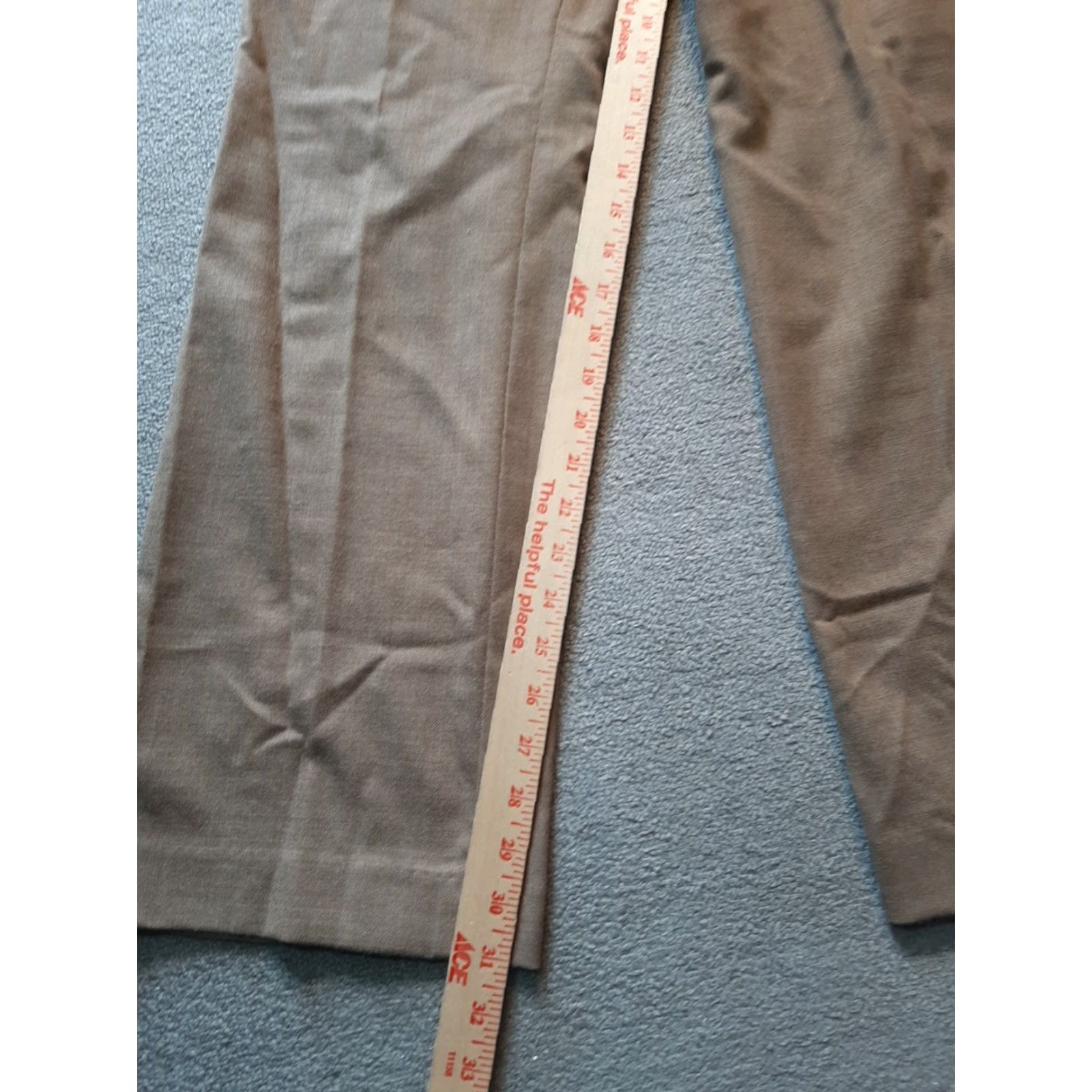 Gap Womens Gap Pants Size 10 R Tan Stretch Chino Pants Womens Regular Stretch Brown Size 32" / US 10 / IT 46 - 2 Thumbnail