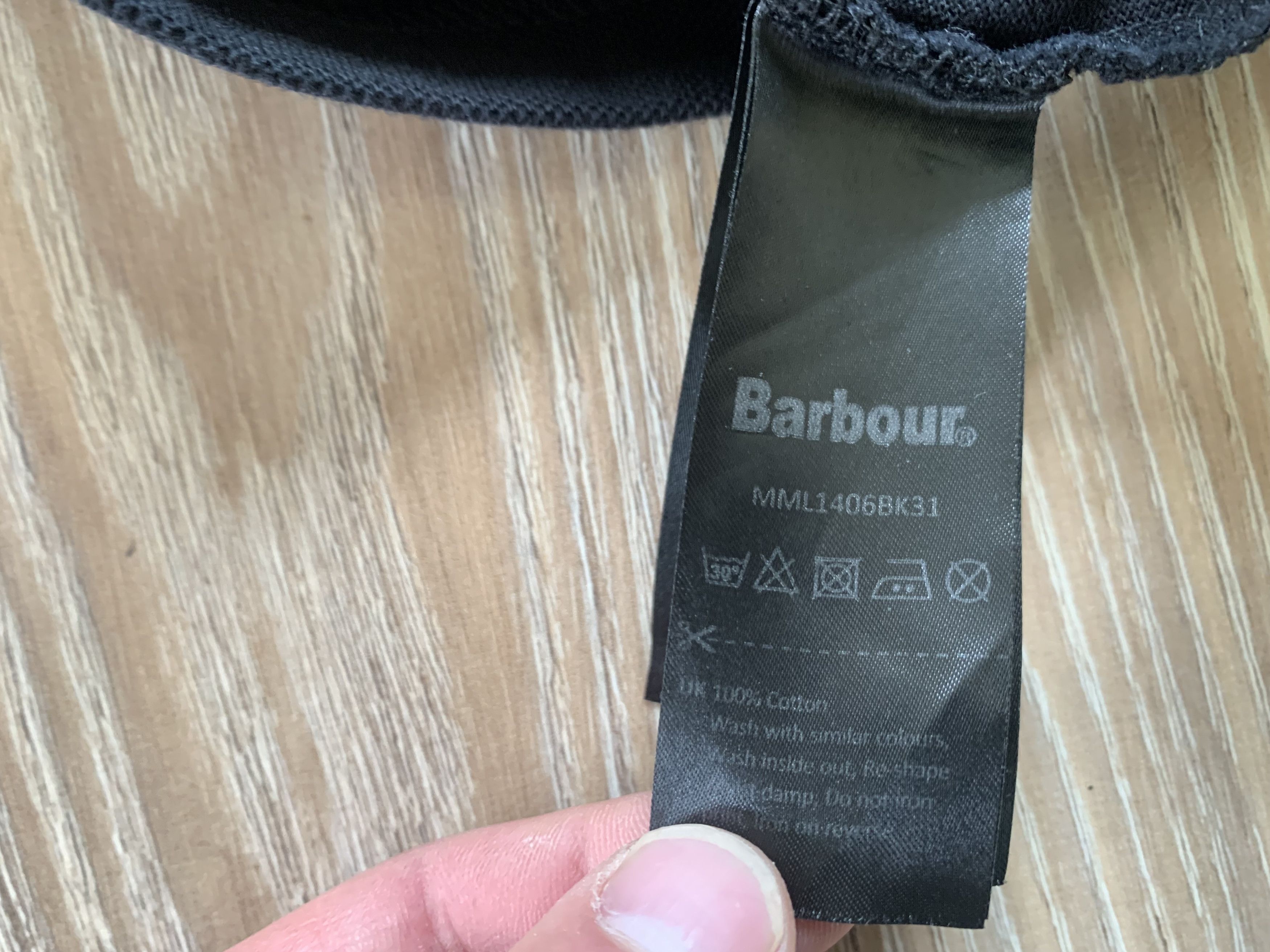 Barbour Mens Barbour International Formula Polo Cotton Black Size US L / EU 52-54 / 3 - 9 Thumbnail