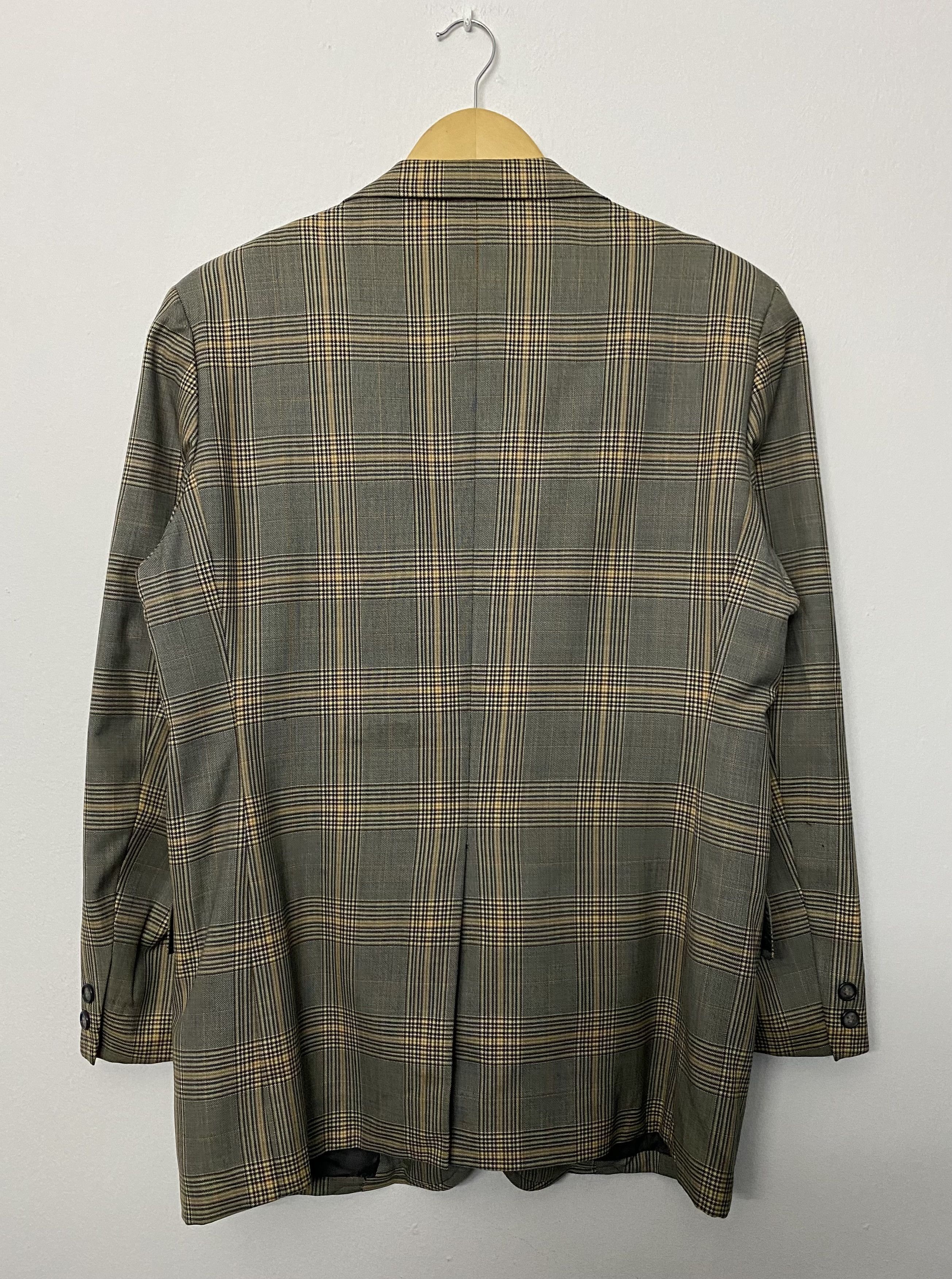 Burberry Prorsum Vintage 80s Burberrys Japan Sanyo Shokai Check Plaid Blazer Size US M / EU 48-50 / 2 - 2 Thumbnail