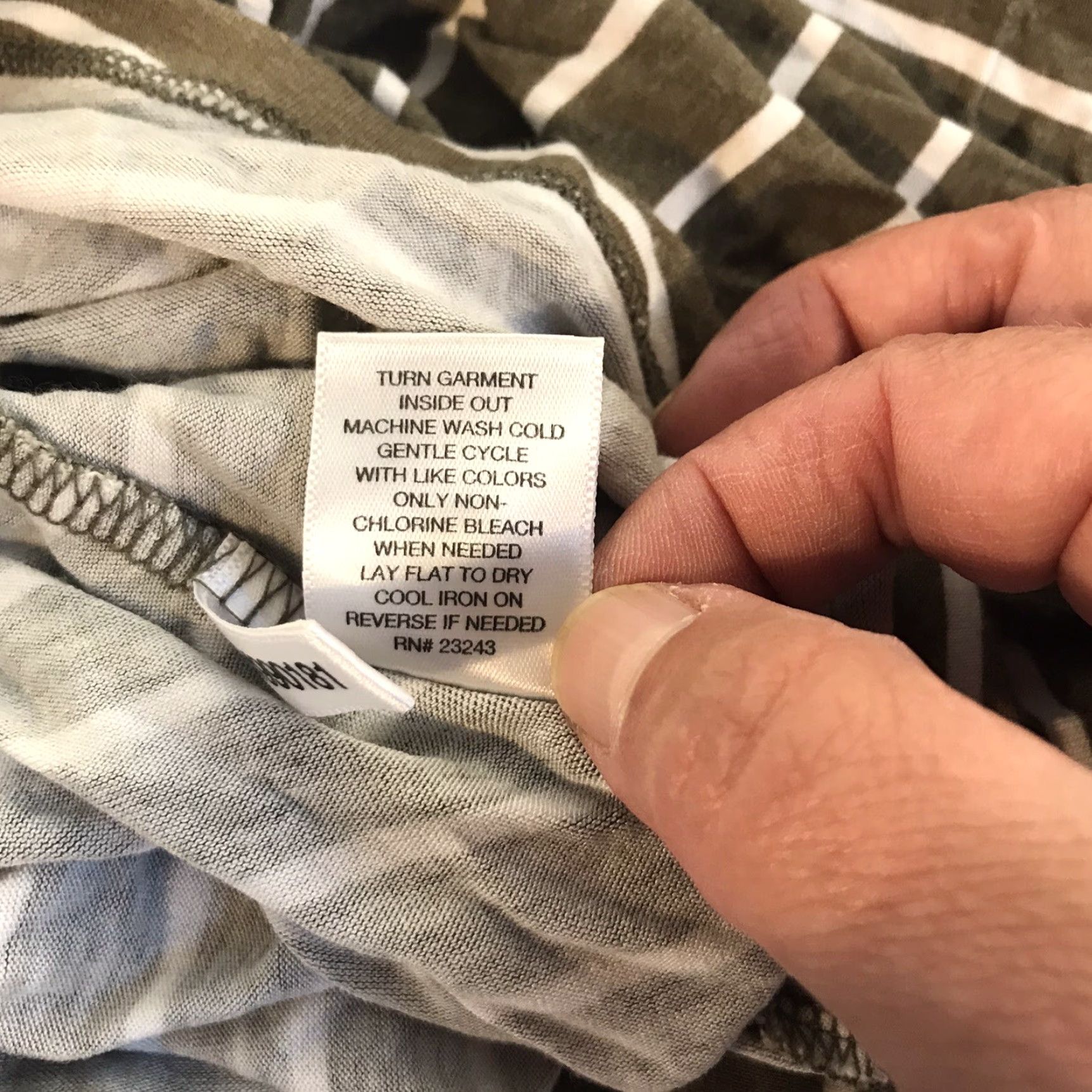Vintage New York & Co Striped Dress Women XL Green White Cold Shoulder Knee Length Rayon Spandex Lightweight Size XL / US 12-14 / IT 48-50 - 5 Thumbnail