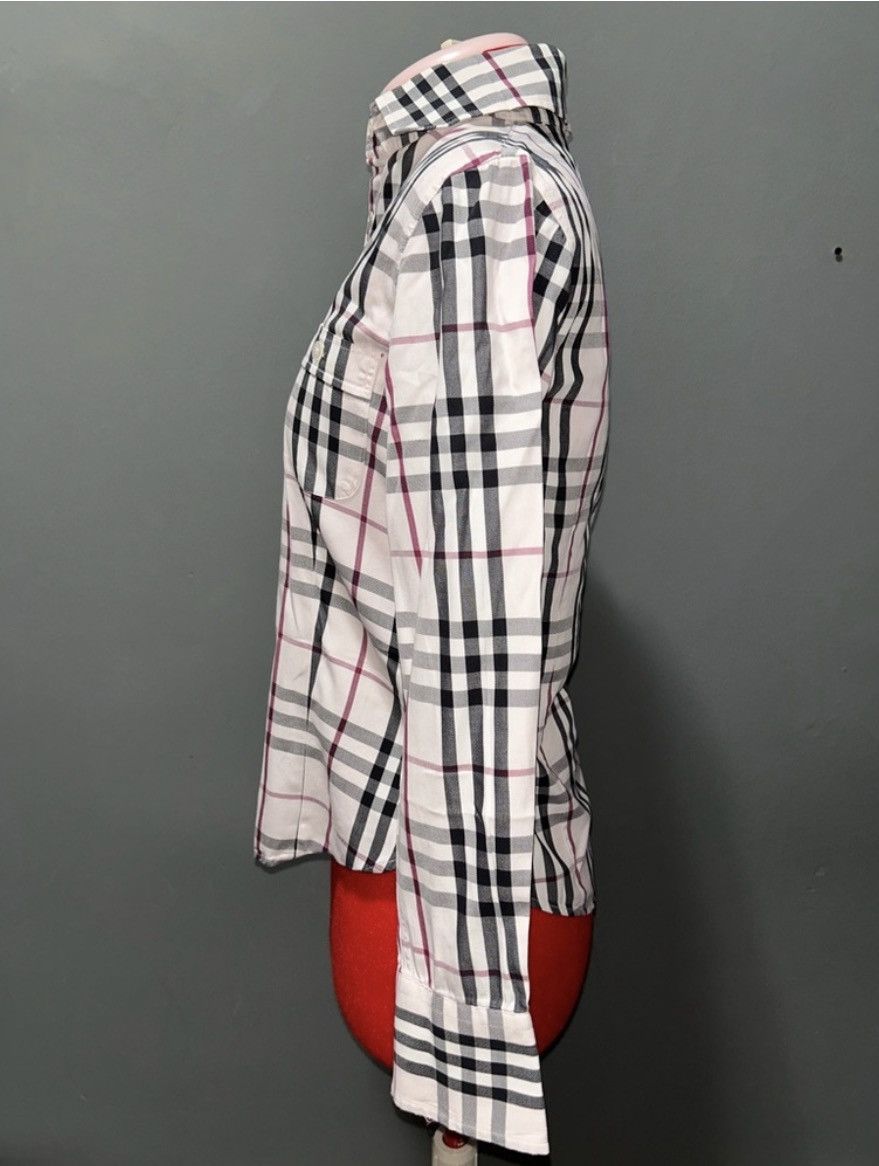 Burberry Burberry London Dusty Pink Nova Check Button Down sz XS Size XS / US 0-2 / IT 36-38 - 8 Thumbnail