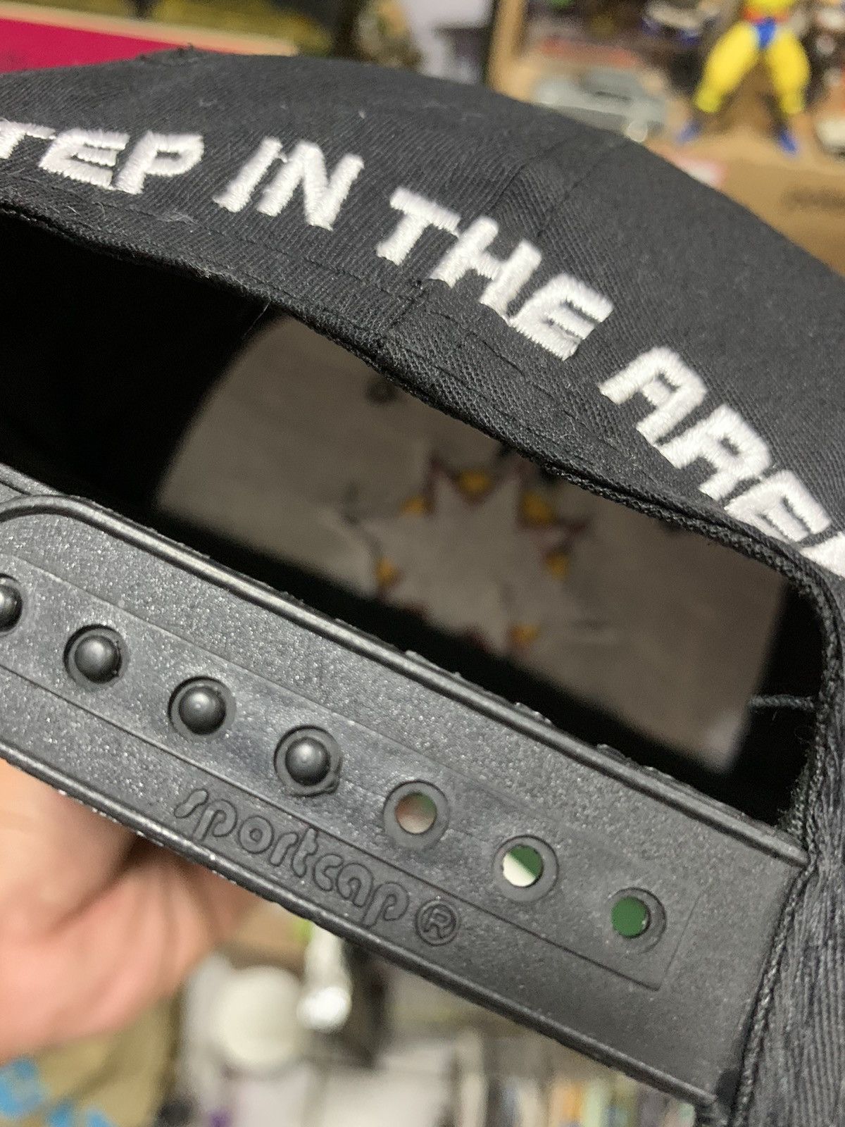 Rap Tees Vtg GANG STARR “Step In The Arena” embroidery Logo SnapBack Size ONE SIZE - 7 Thumbnail
