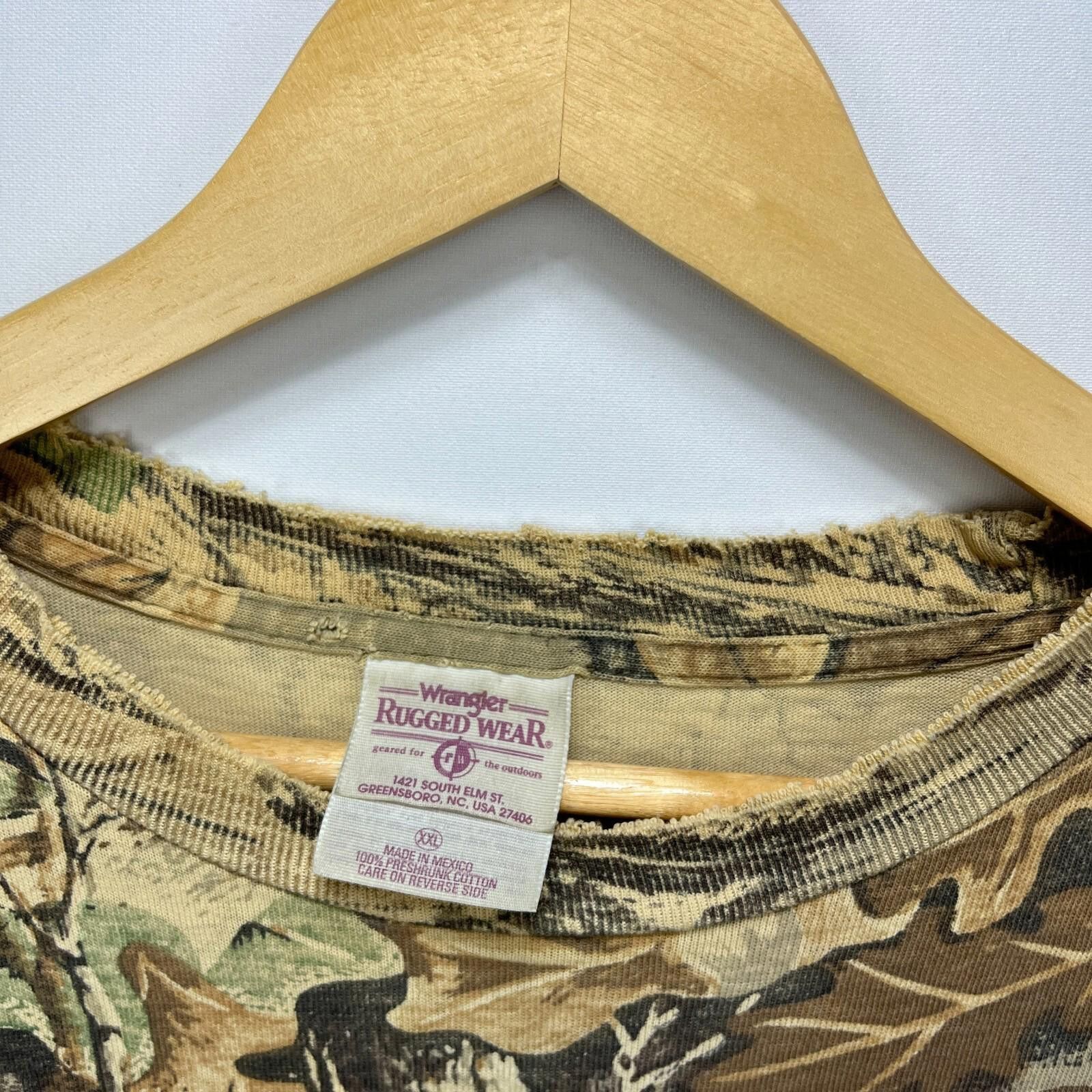 Realtree Vintage 90s Real Tree Camo T Shirt XXL Size US XXL / EU 58 / 5 - 5 Thumbnail