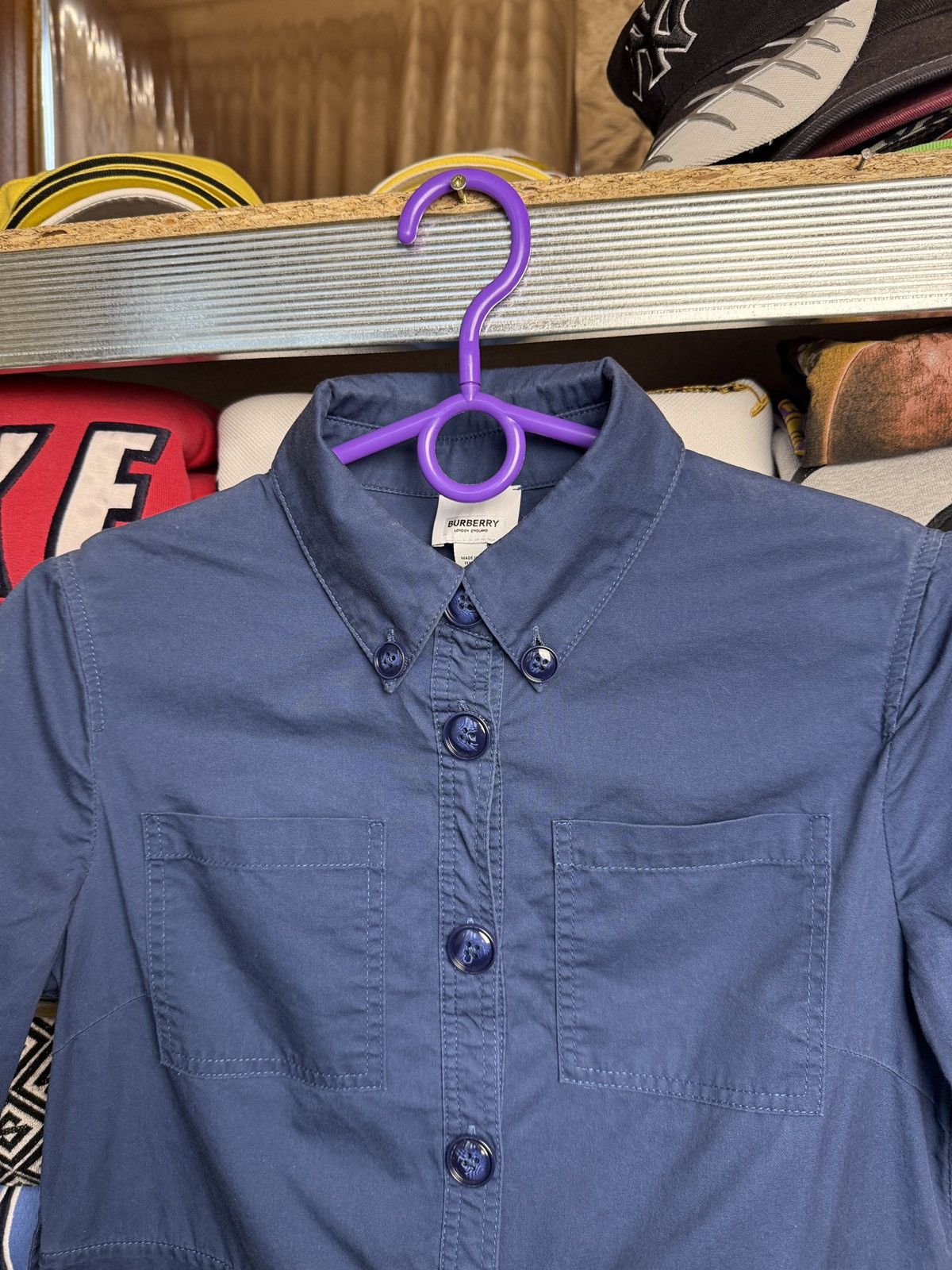 Burberry k Burberry Shirt Dress y2k style Size S / US 4 / IT 40 - 4 Thumbnail