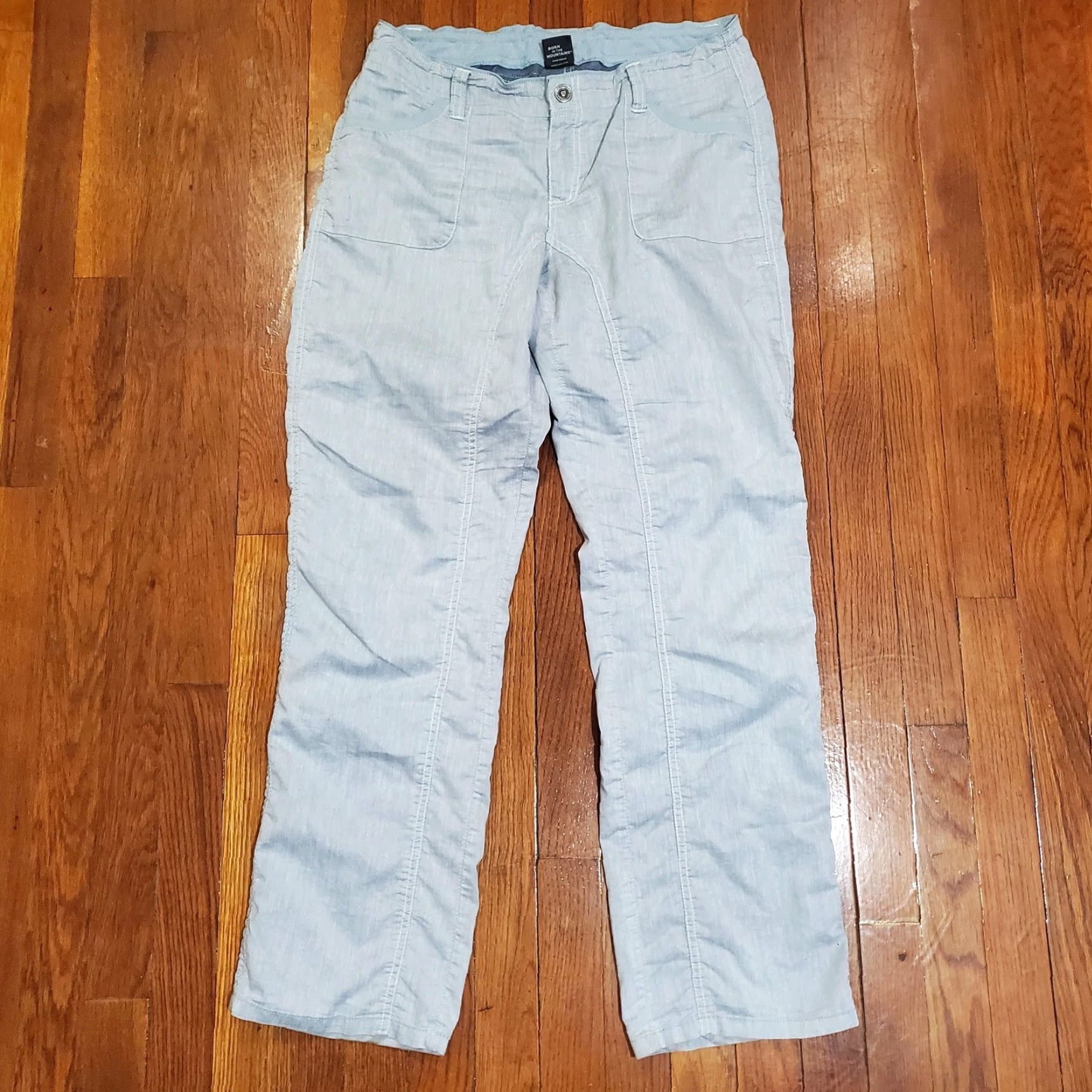 Vintage Kuhl Pants Womens 12 Blue Stretch Chino Elastic Waist Casual Style 6272 Size 34" / US 12 / IT 48 - 4 Thumbnail