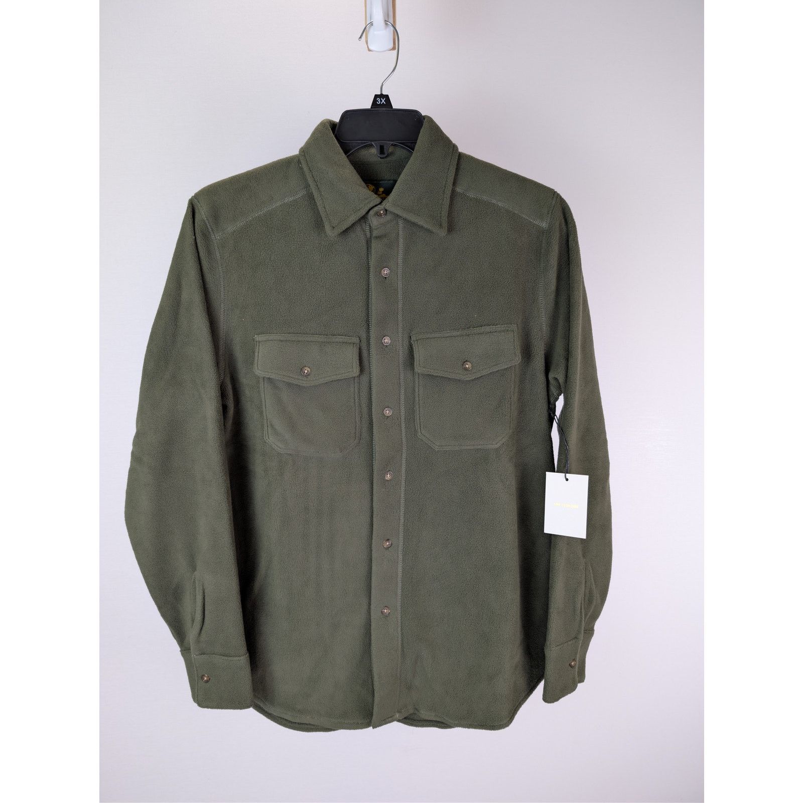Aime Leon Dore o1rshd1 Fleece Shirt Button up shirt in Green Deep Depths Size US S / EU 44-46 / 1 - 8 Thumbnail