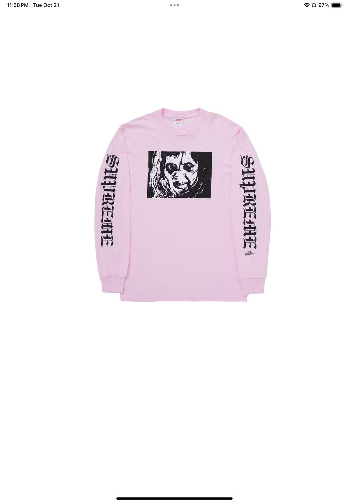 pink⭐︎Supreme/The Exorcist Mother L/S Tee Supreme The Exorcist Mother L S Tee (FW25) - $58