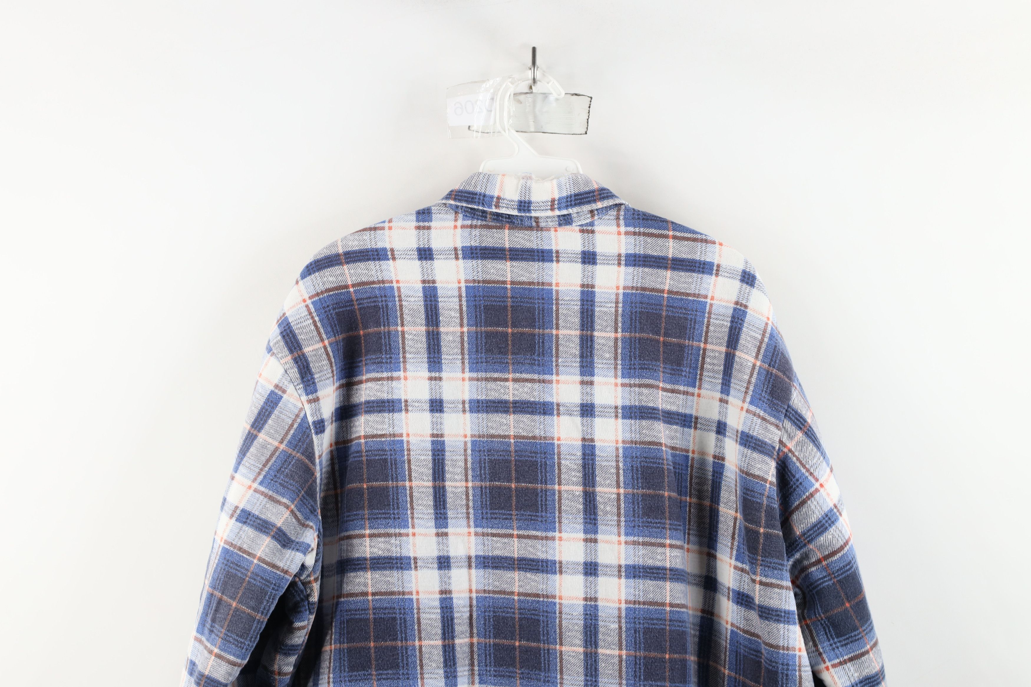 Vintage Vintage 70s Streetwear Quilted Flannel Button Shirt Jacket Size US L / EU 52-54 / 3 - 13 Thumbnail