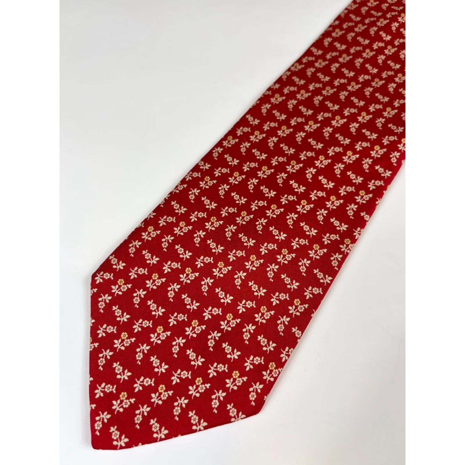 Brooks Brothers VINTAGE Brooks Brothers Makers Silk Tie Floral Hand Made in USA Size ONE SIZE - 4 Thumbnail