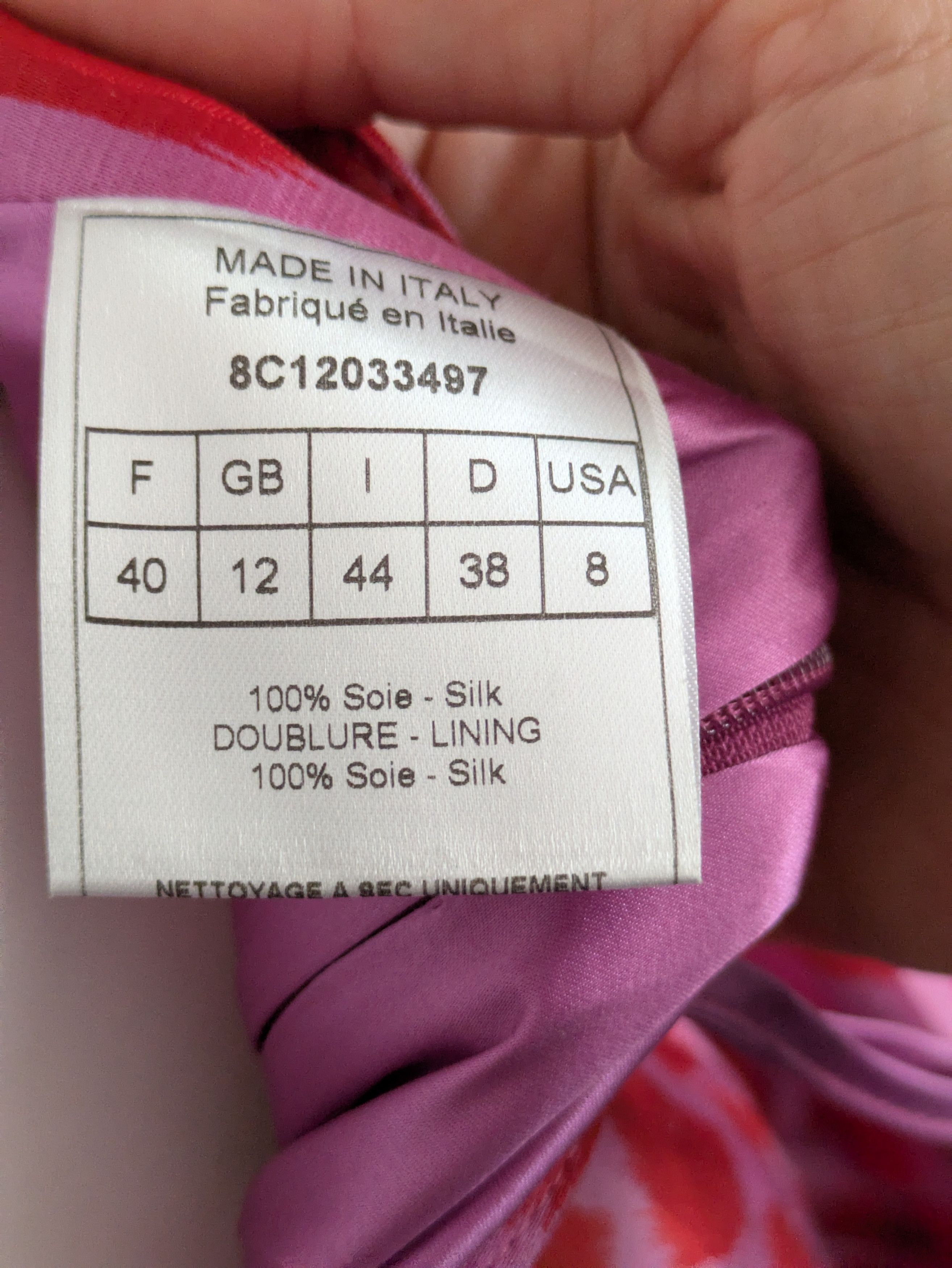 Dior Christian Dior Silk Skirt 2008 Resort Collection Size 28" / US 6 / IT 42 - 6 Thumbnail