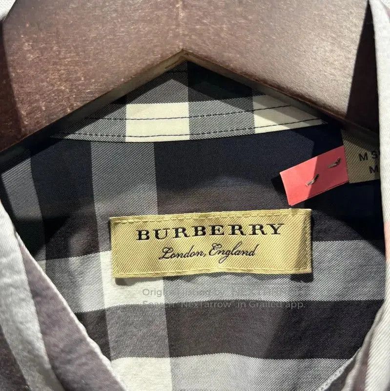 Burberry Burberry Men's Blue Cotton Shirt. Size US M / EU 48-50 / 2 - 4 Thumbnail