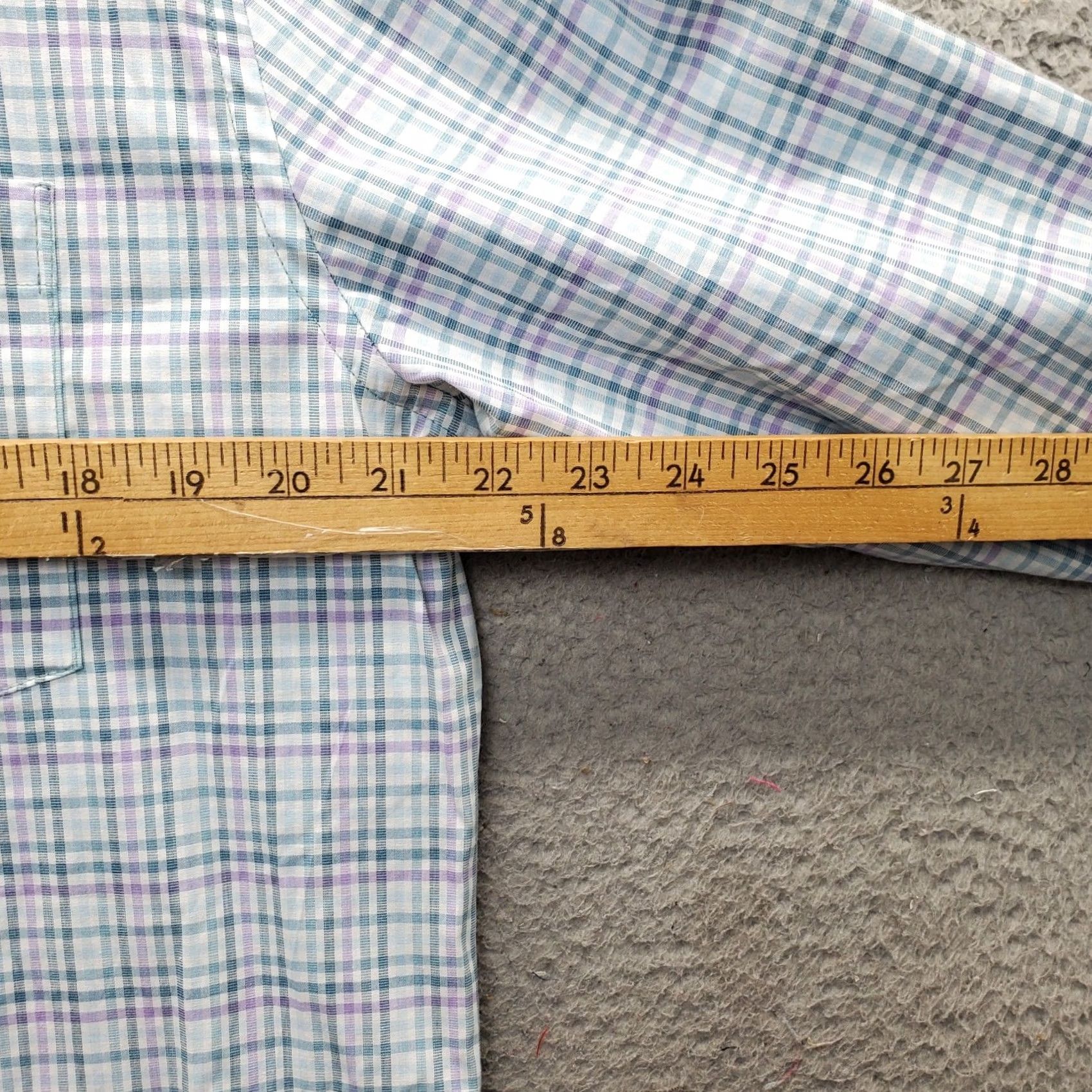 Izod IZOD Mens Shirt Multi Plaid Button-Down Stretch Performance Comfort Fit Size US M / EU 48-50 / 2 - 3 Thumbnail