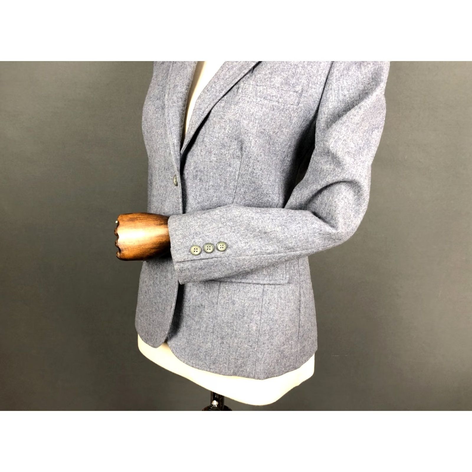 Pendleton Pendleton Jacket Womens 8 Gray Women Blazer Size Pure Virgin Wool Single Breasted Size M / US 6-8 / IT 42-44 - 7 Thumbnail