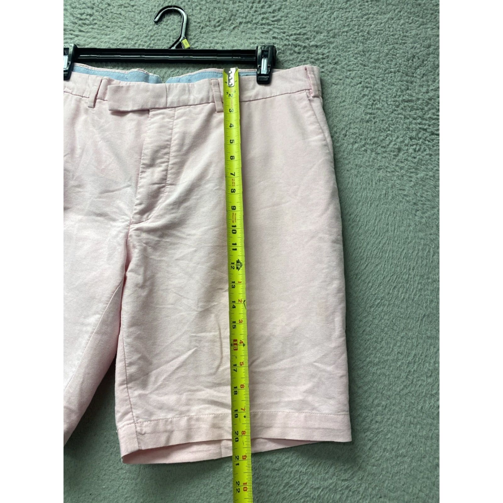 Polo Ralph Lauren VINTAGE Polo Ralph Lauren Men’s Bermuda Shorts Cotton Oxford Classic Fit 40 Pink Summer Casual Mens Size US L / EU 52-54 / 3 - 4 Thumbnail