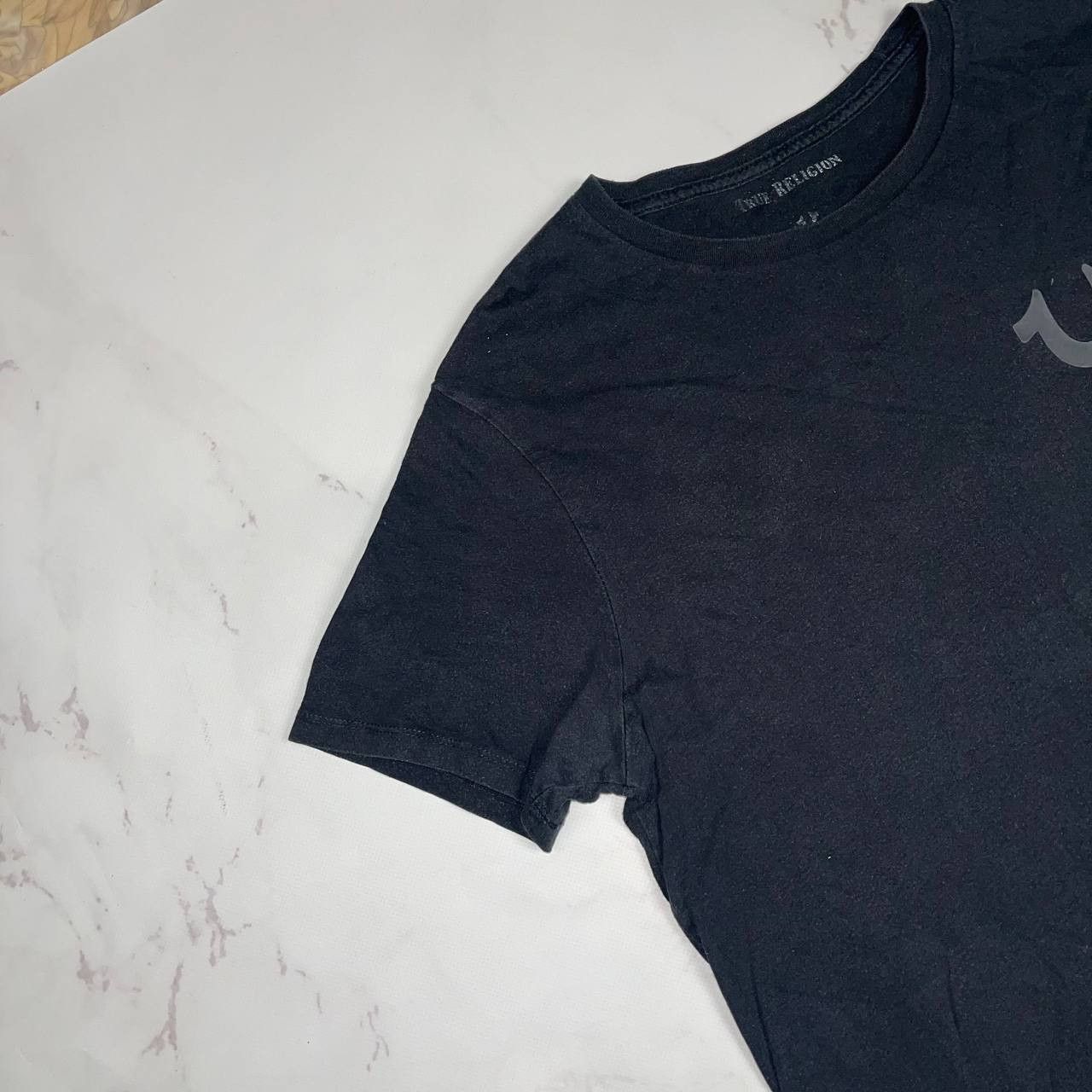True Religion Vintage True Religion Faded T Shirt Hype Y2K Black M Size Size US M / EU 48-50 / 2 - 4 Thumbnail