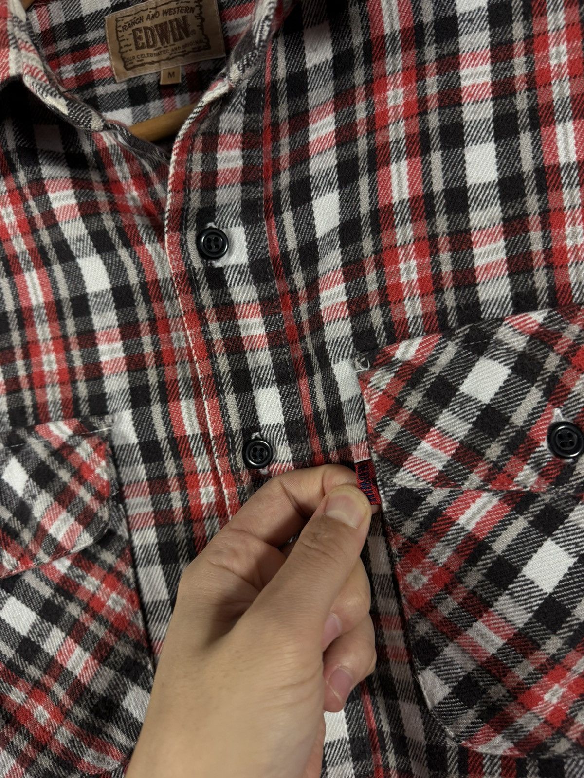 Edwin Edwin designer Ranch and Western flannel shirt Size US M / EU 48-50 / 2 - 5 Thumbnail
