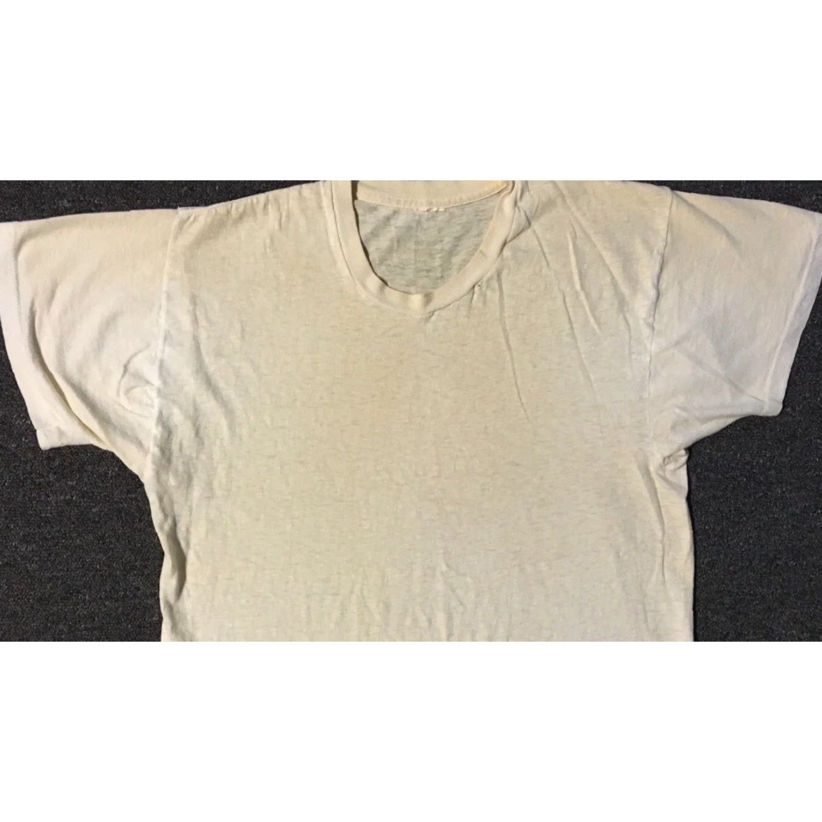 Thrasher VINTAGE Single Stitch T-Shirt Shirt USA S White 80s Grunge Biker Punk Distressed Thrashed 90s Mens XS? Size US S / EU 44-46 / 1 - 6 Thumbnail