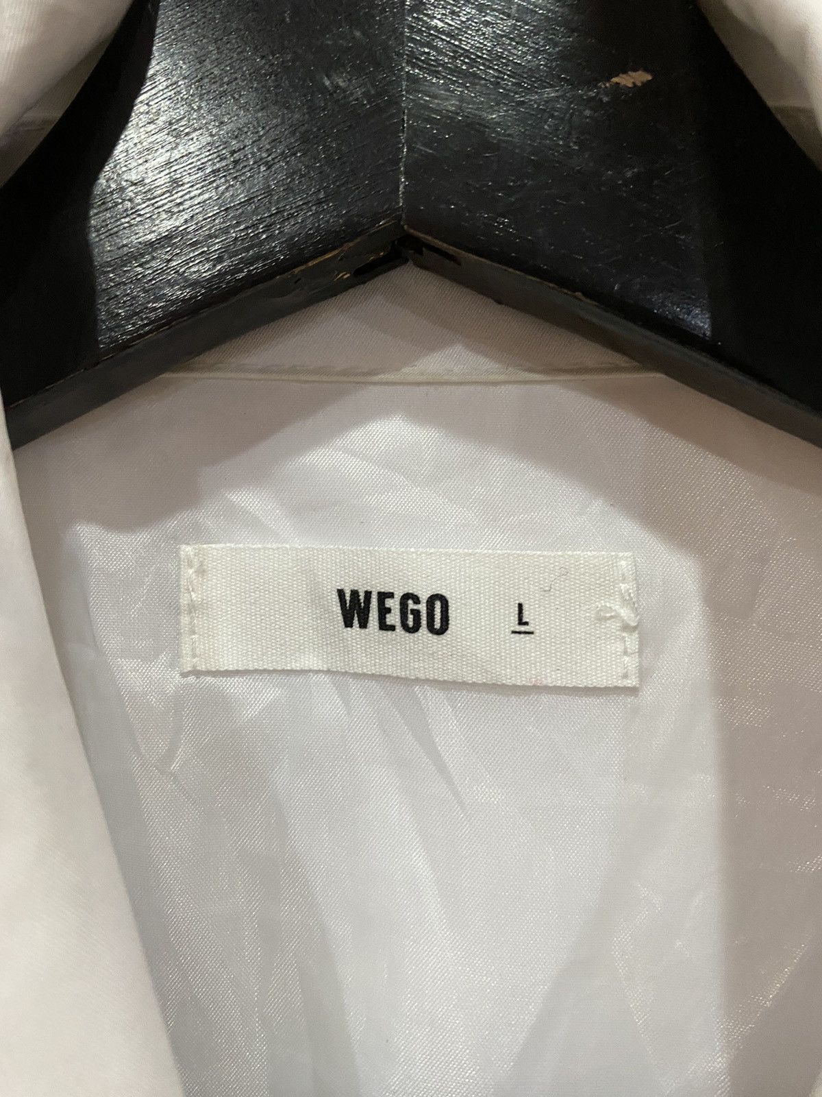 Japanese Brand WEGO “Come Up Here” Jacket Modern Casual White Coach Jacket Size US L / EU 52-54 / 3 - 6 Thumbnail