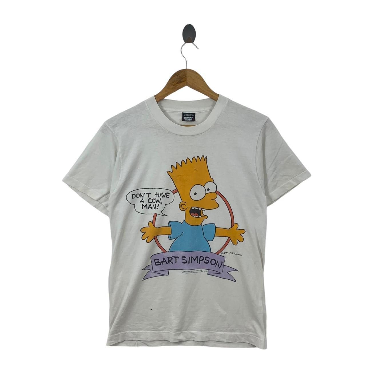 The Simpsons Vintage 1991 THE SIMPSON BART Dont Have A Cow Tee Size US M / EU 48-50 / 2 - 1 Thumbnail