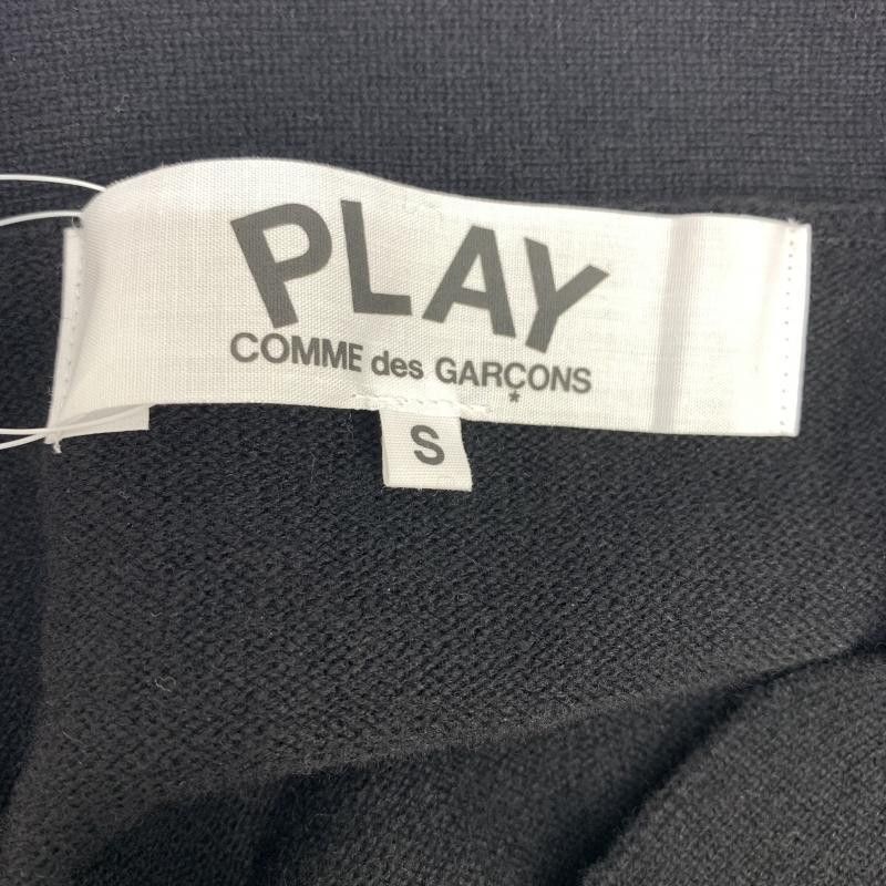 Comme des Garcons PLAY Sweater Heart Logo Patch Cardigan Black Size US S / EU 44-46 / 1 - 3 Thumbnail