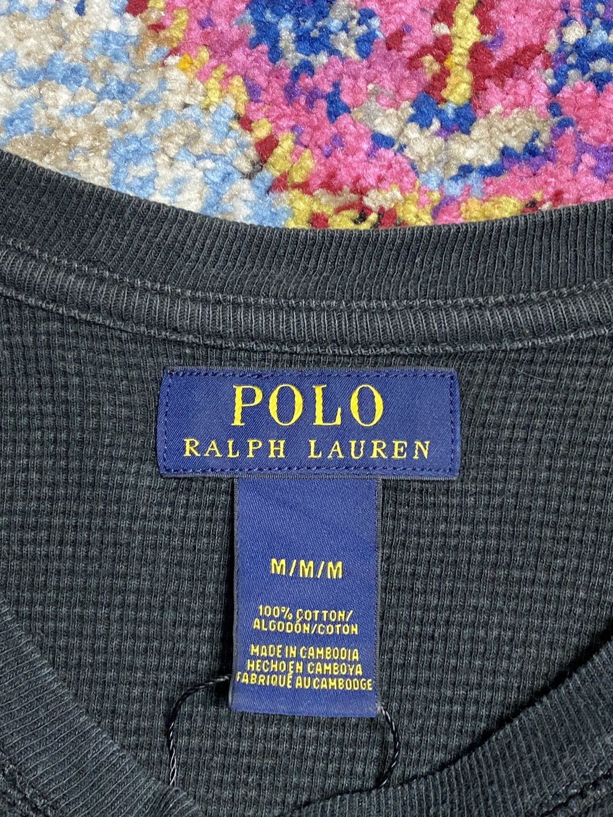 Polo Ralph Lauren × Vintage Classic Polo Ralph Lauren Thermal Waffle Knit Sweatshirts Size US M / EU 48-50 / 2 - 3 Thumbnail