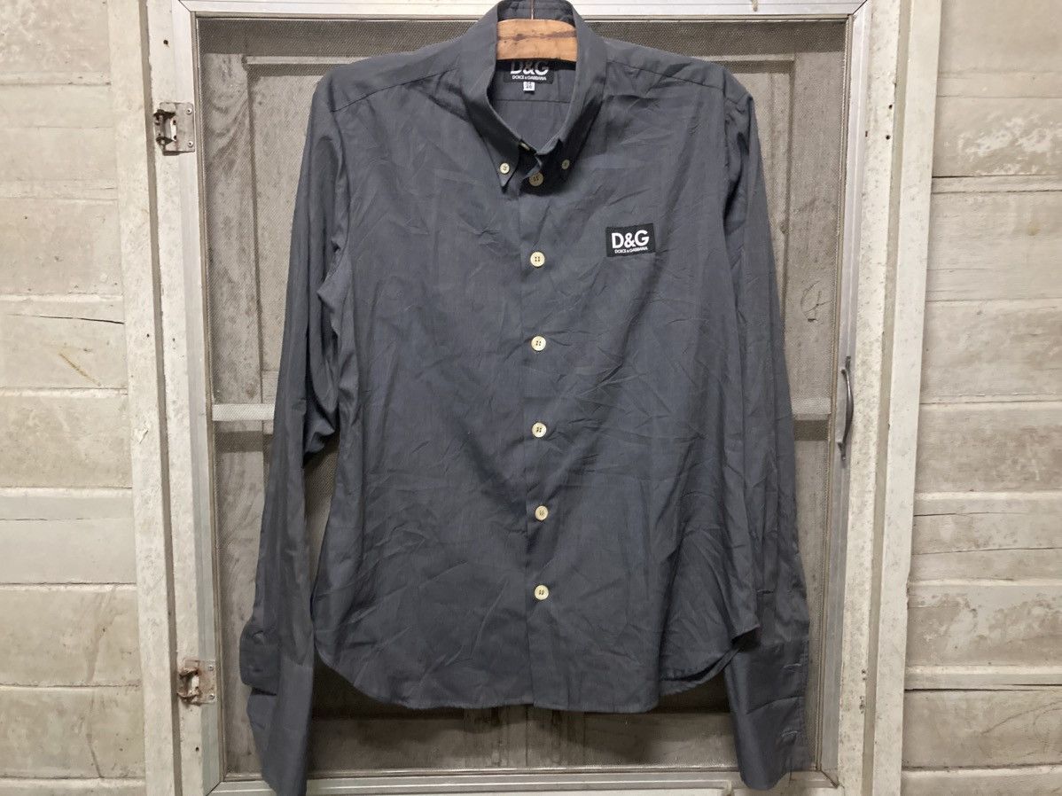 Dolce & Gabbana D & G Shirt Bottom Up Long Sleeve Size US M / EU 48-50 / 2 - 1 Thumbnail