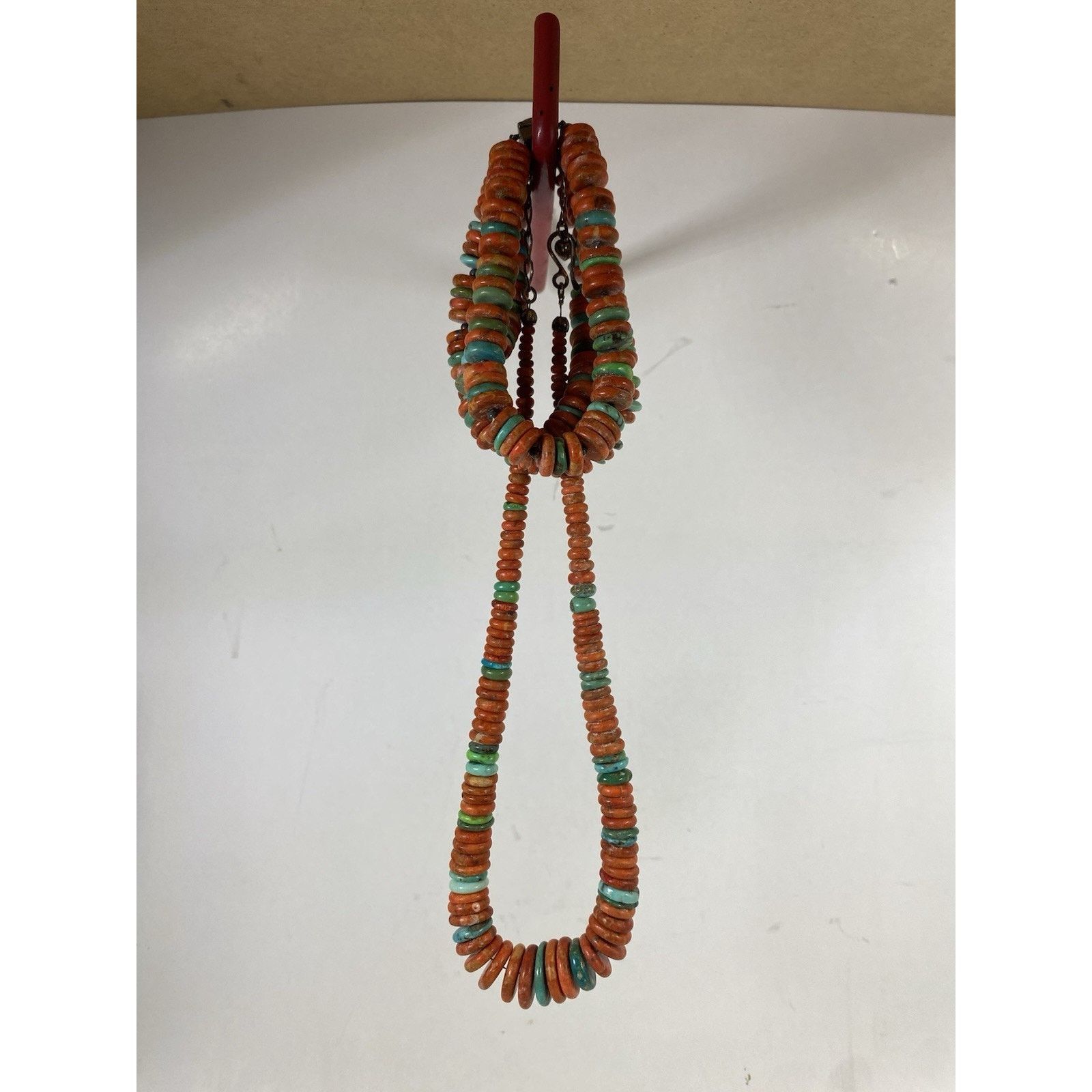 Other Turquoise Coral Necklace and Bracelet Set Sterling Southwest Size ONE SIZE - 1 Thumbnail