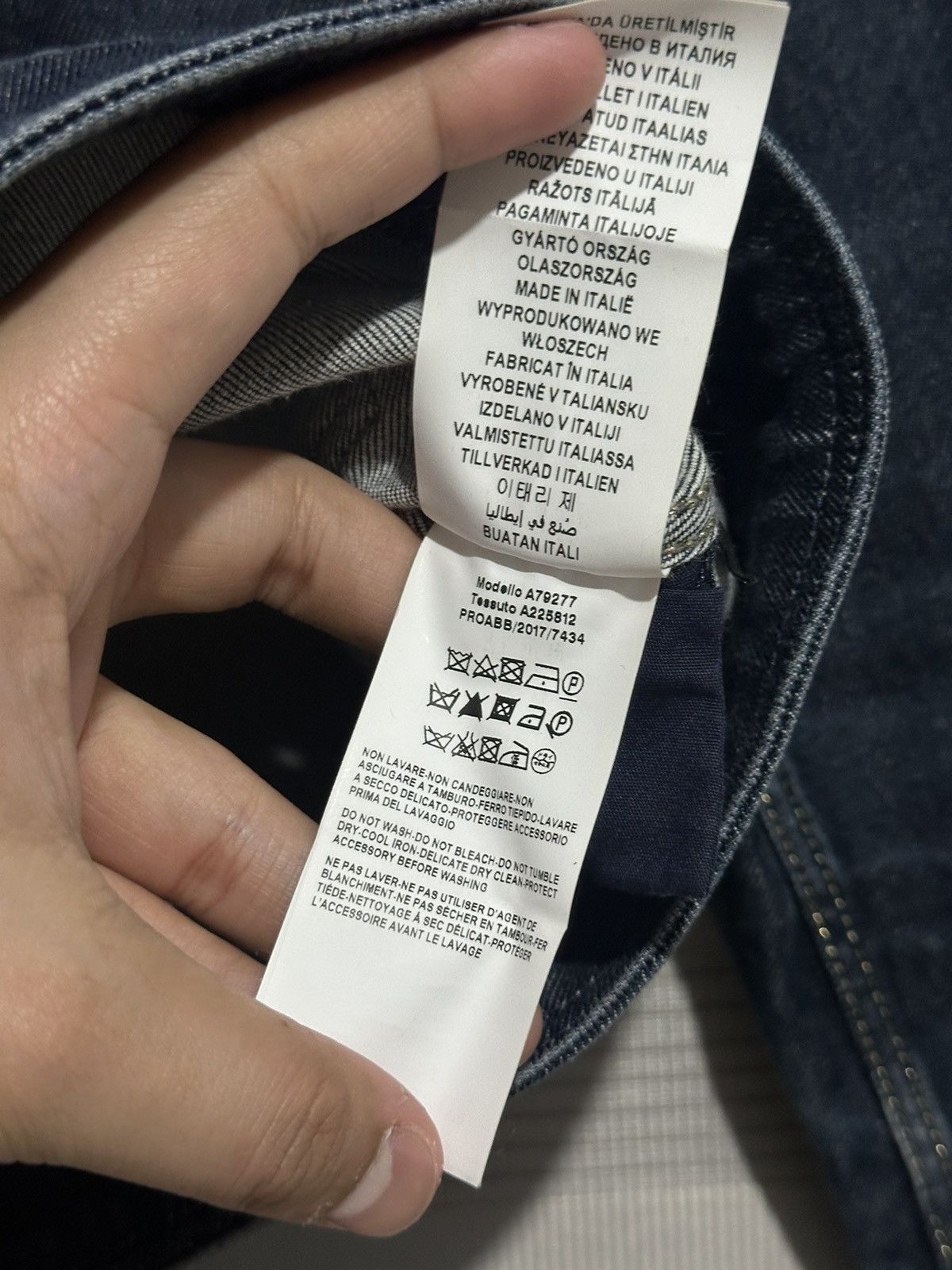 Versace Versace Tribute Cropped Denim Jacket Size S / US 4 / IT 40 - 8 Thumbnail