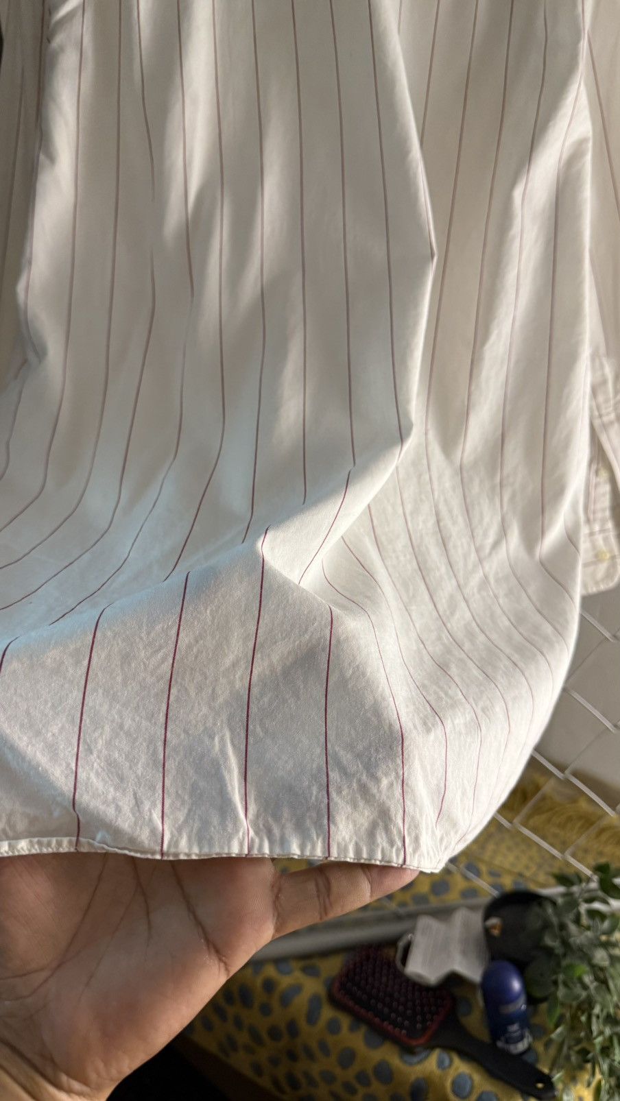 Paul Stuart Vintage PAUL STUART Pinstripe Shirt Made In USA Size US XL / EU 56 / 4 - 9 Thumbnail