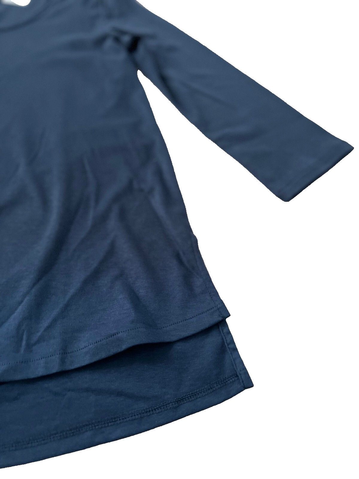 Eileen Fisher Eileen Fisher U-Neck Organic Cotton Shirt Indigo ( XXS ) Size XXS / US 00 / IT 34 - 2 Thumbnail