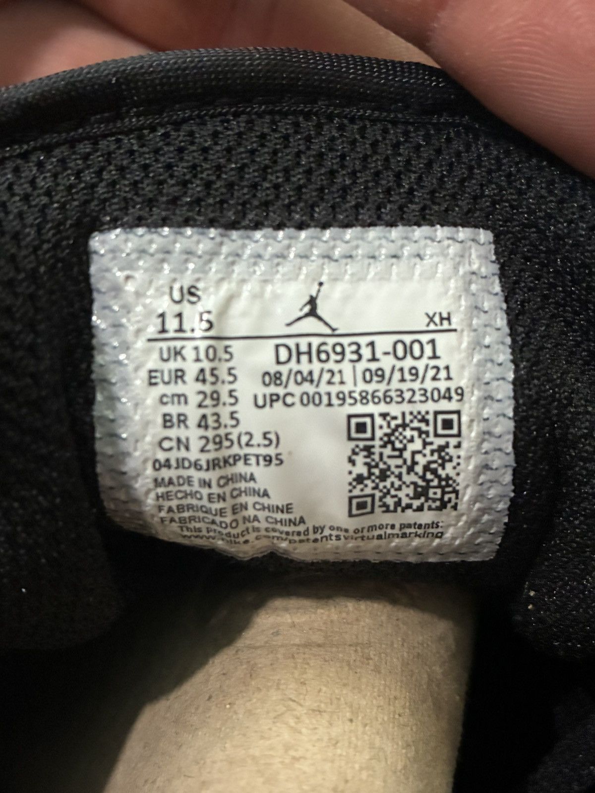 Jordan Brand Air Jordan 1 Low Diamond Shorts SKU DH6931-001 Brand New Size US 11.5 / EU 44-45 - 8 Thumbnail