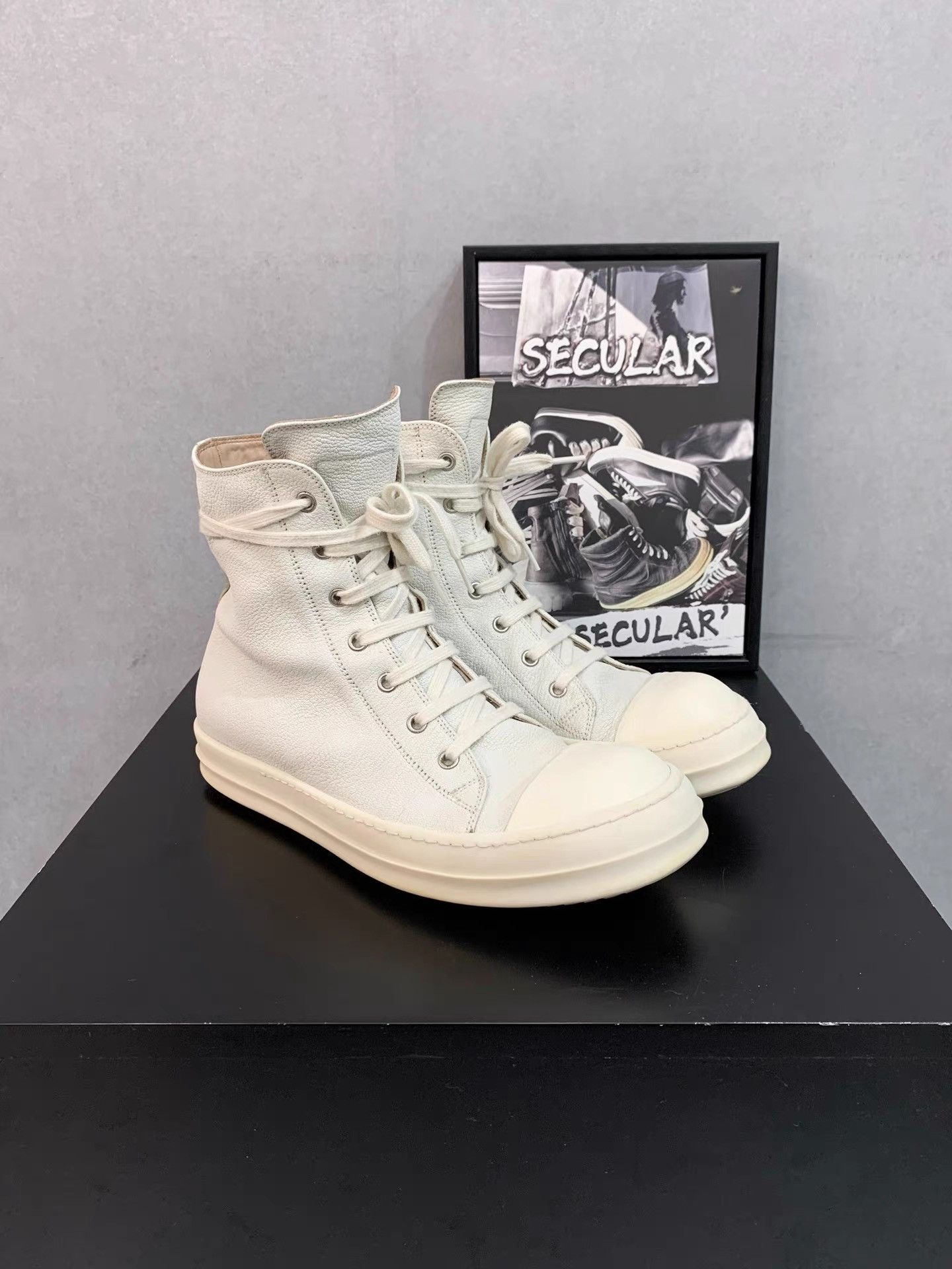 Rick Owens Rick Owens Mint Green Mainline Ramones K34 Size US 8 / EU 41 - 4 Thumbnail