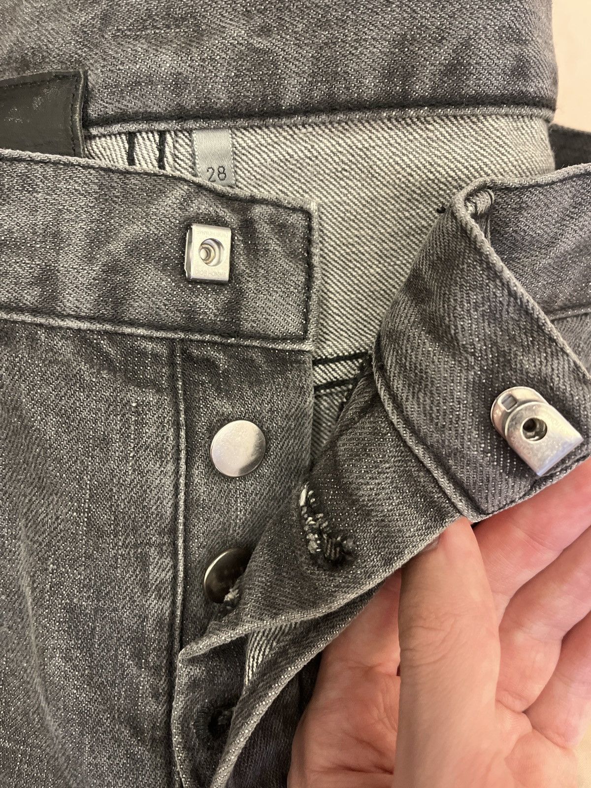 Dior Dior Gray Denim Size US 28 / EU 44 - 12 Thumbnail